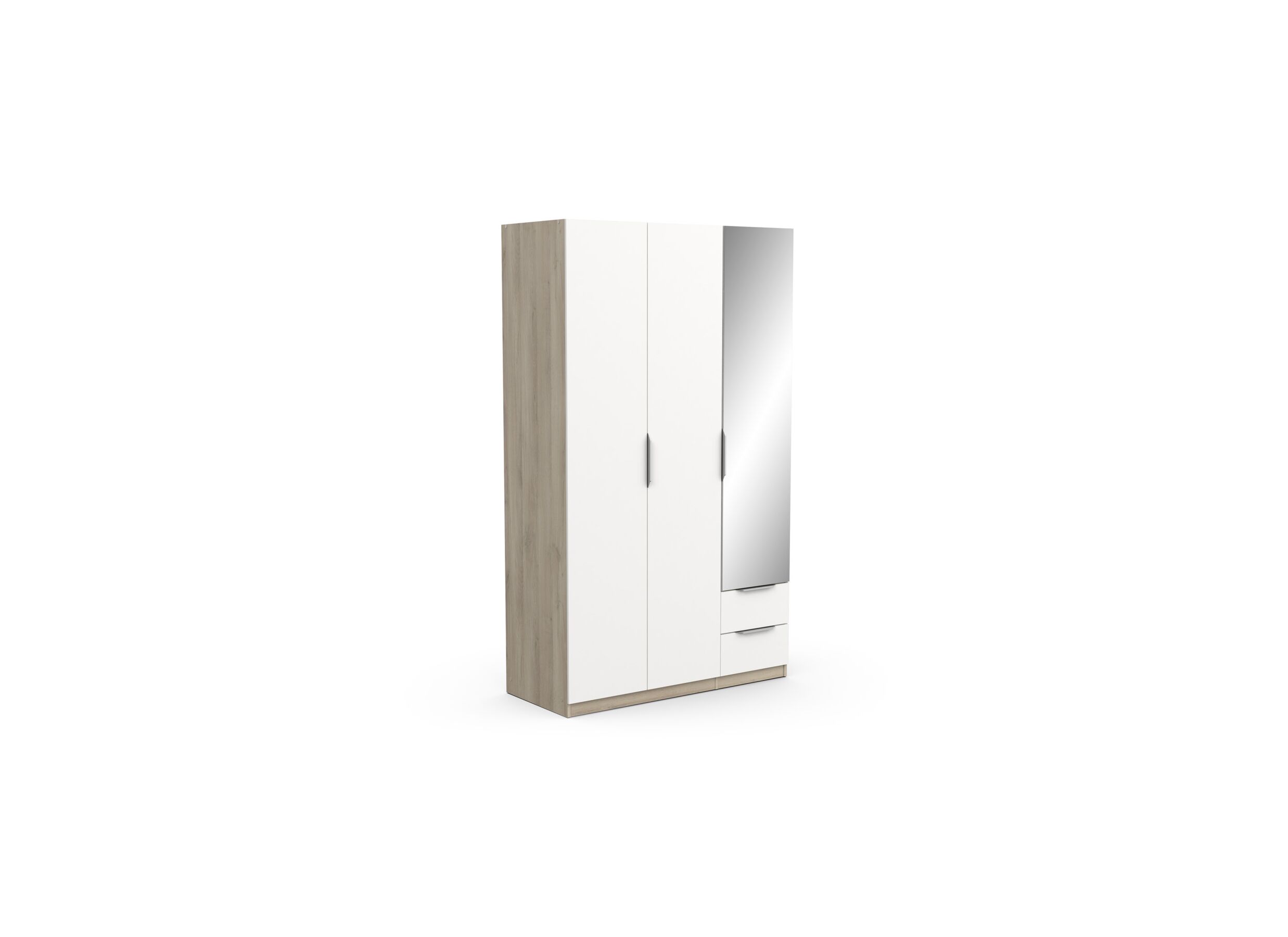 Garde-robe Ghost 119cm - Garde-robe Ghost 119cm - décor - chêne kronberg/blanc