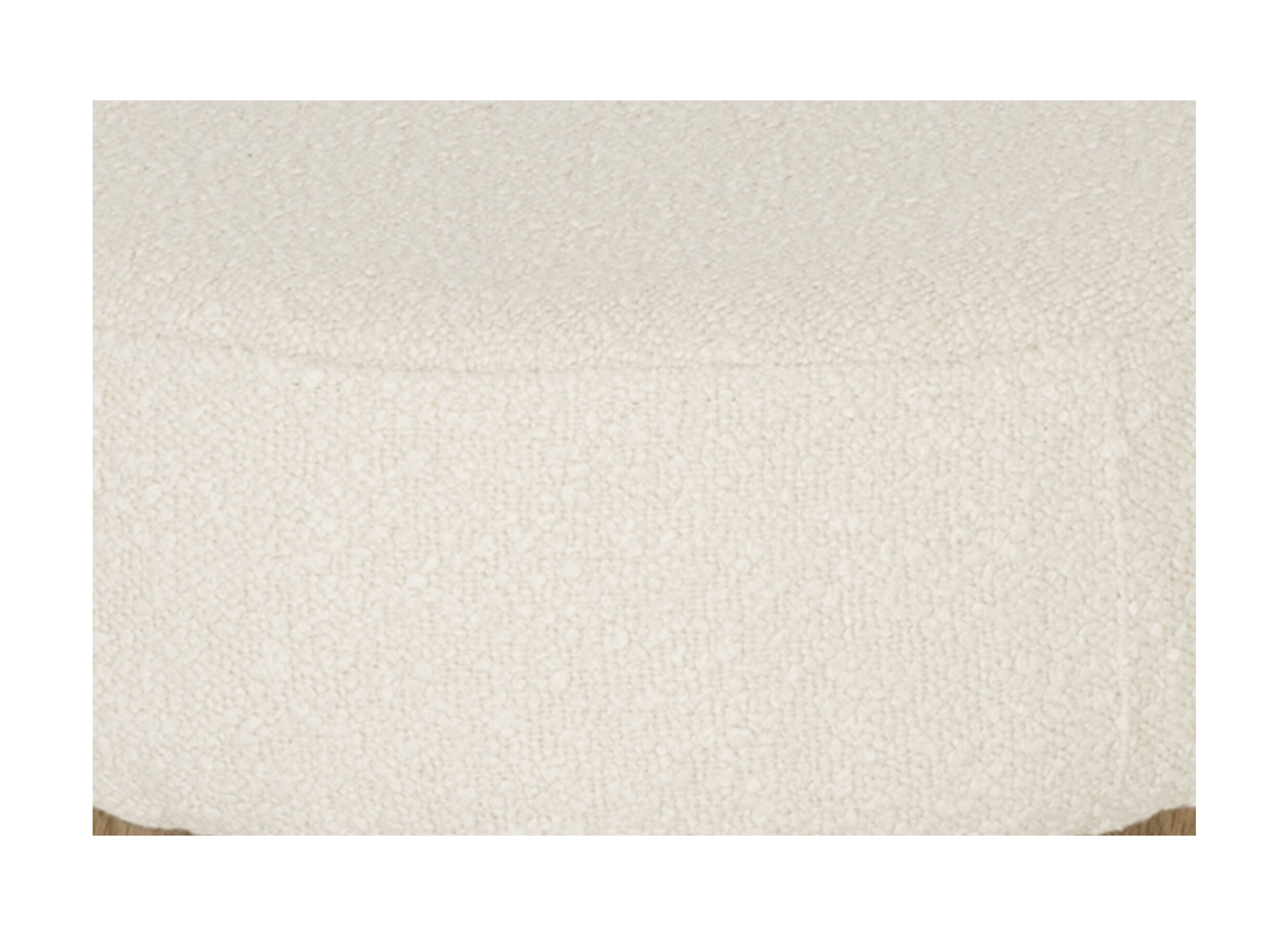 Detail - Pouf Gimli Ø35cm - tissu - blanc