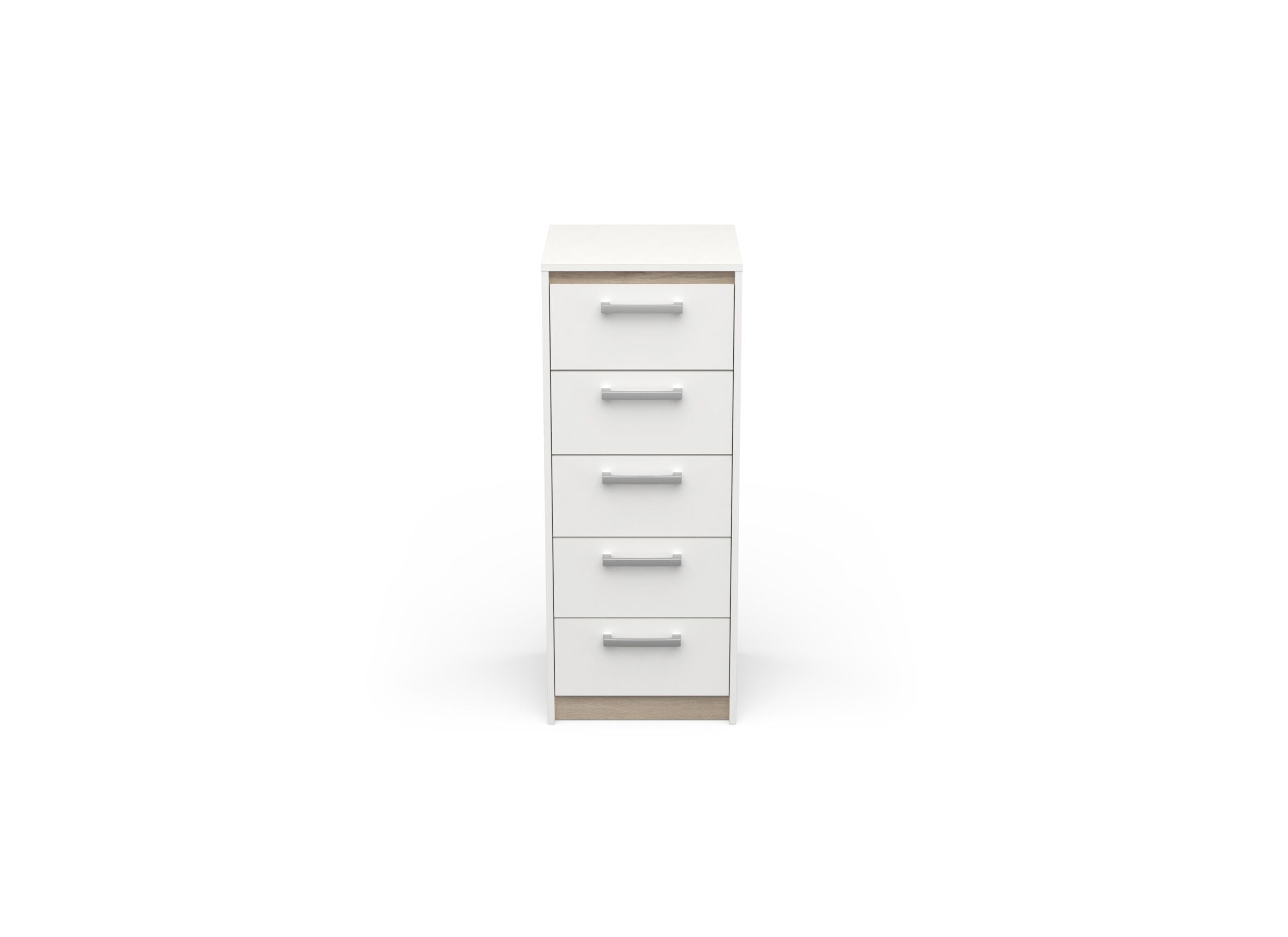 Aperçu - Commode Watson 43x40x107cm - décor - chêne kronberg/blanc