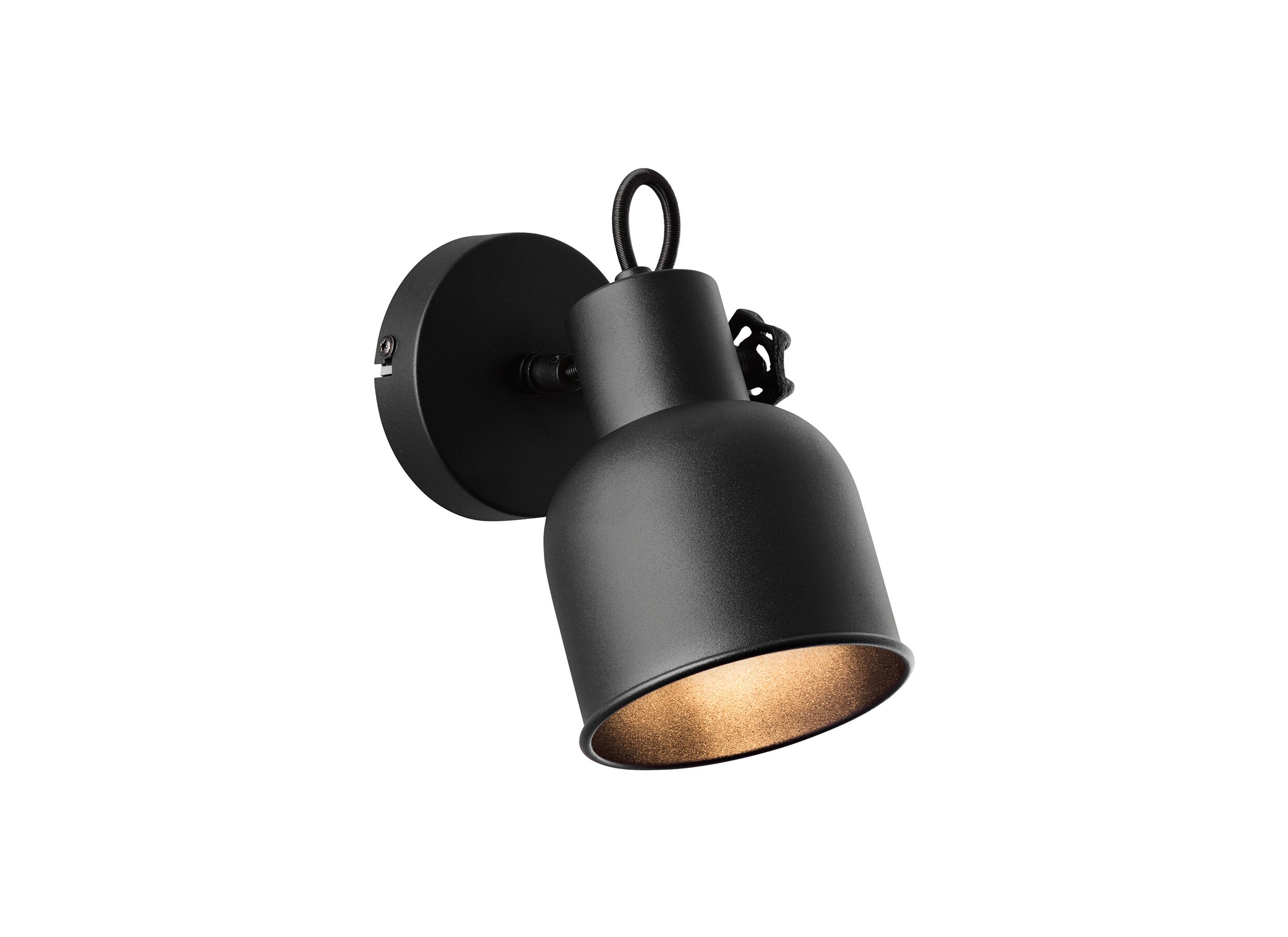 Wandlamp Rolet zwart 18W E14