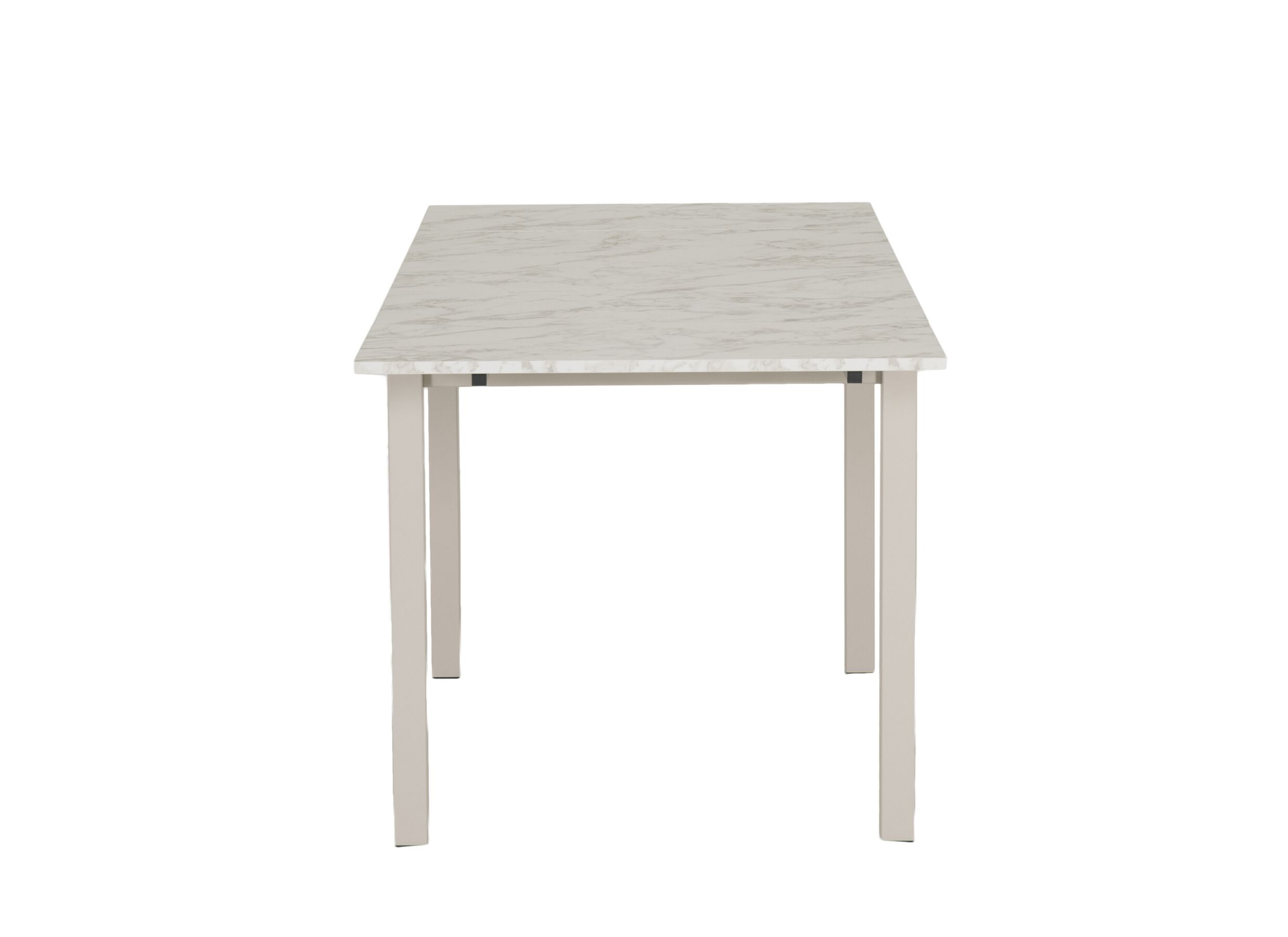 Aperçu - Table Vienna 120/200x80cm - décor - carrara creamy & sable