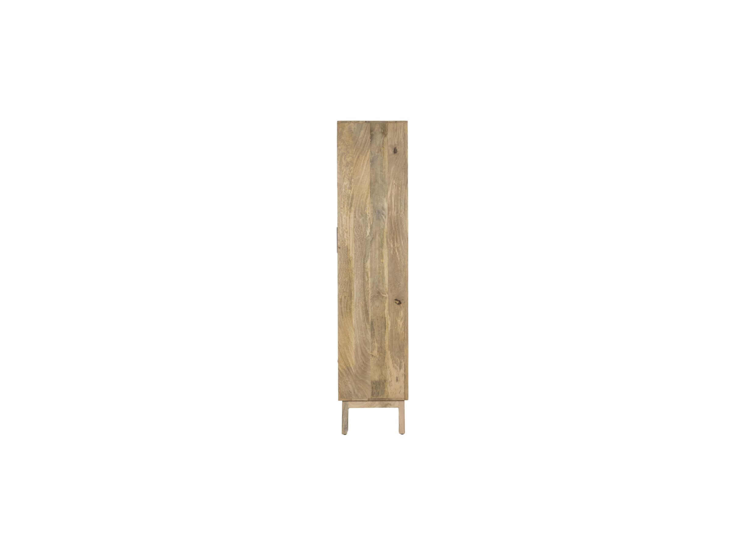 Overzichtsfoto - Vitrinekast Tribe 100cm - mango massief - naturel