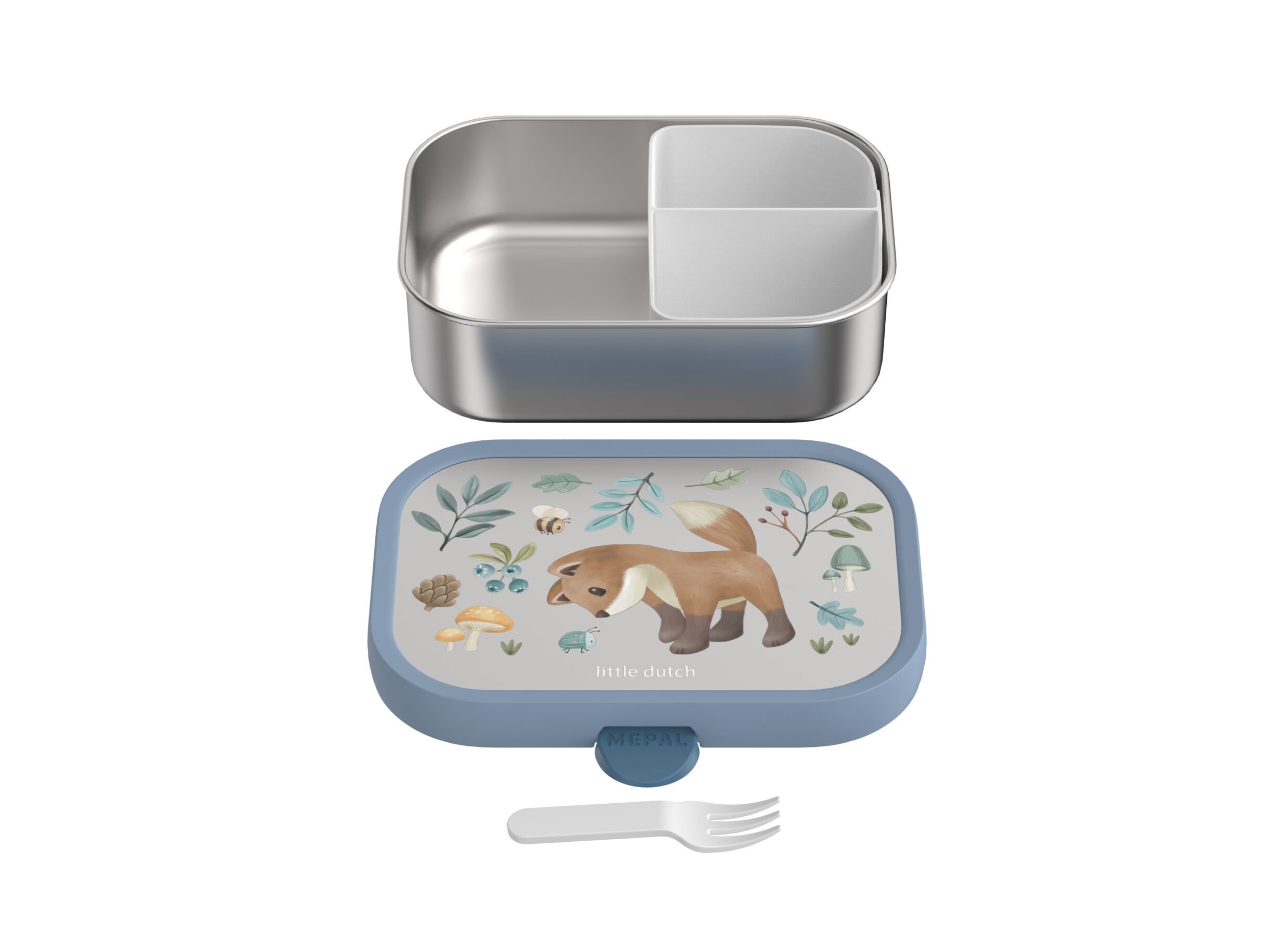 Aperçu - Lunch box Campus Bento Forest Friends 750ml - acier inoxydable - multicolore