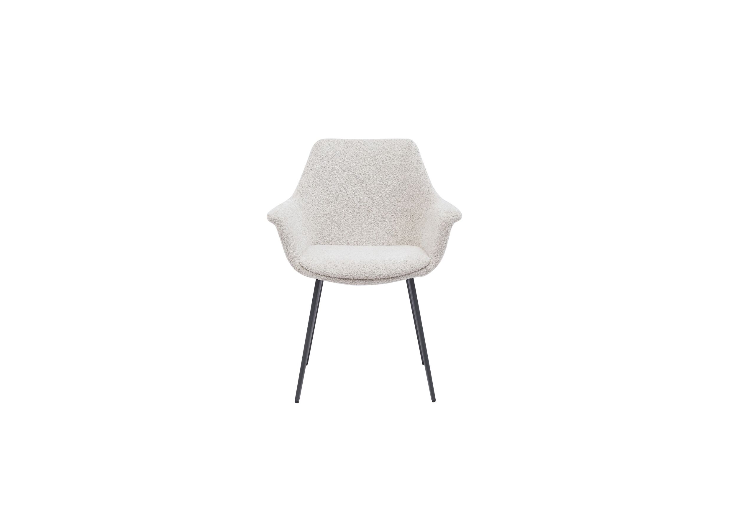Stoel Fairy 62x64x84cm - bouclé - cream