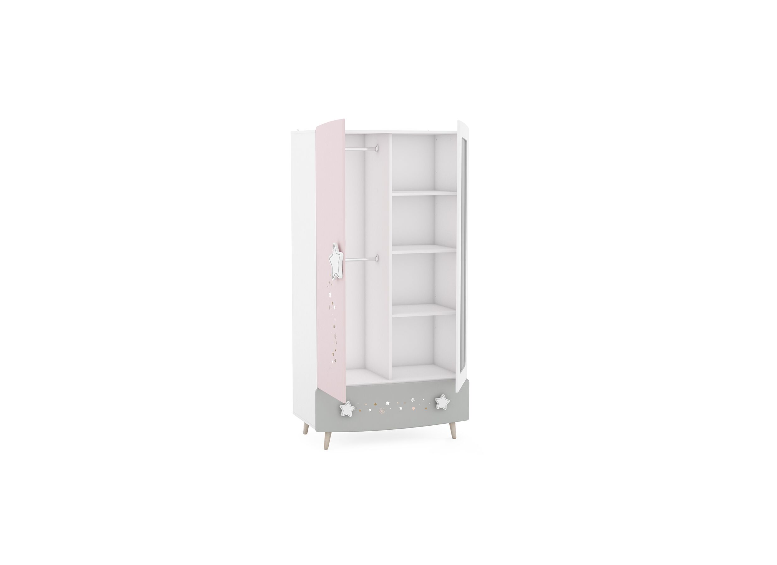 Detailfoto - Kinderkamer Etoiles meubelplaat 2 deuren
