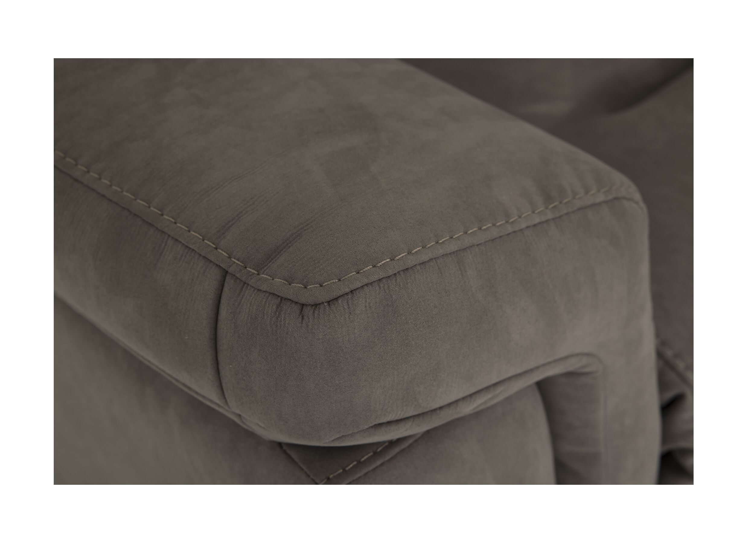 Detailfoto - Zetel Notch 2-zit - stof - donkergrijs