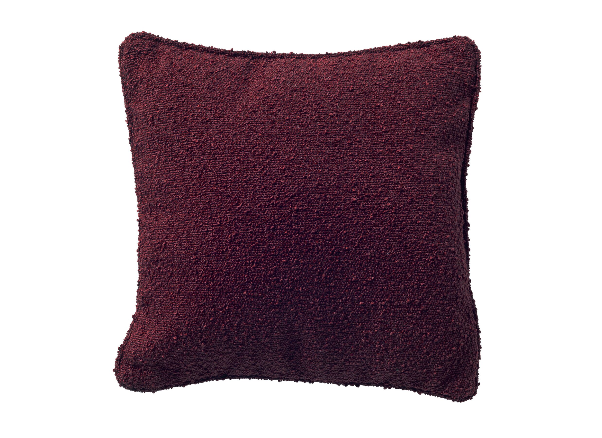 Kussen Onno 60x60cm - stof - maroon - Coussin Onno 60x60cm - tissu - maroon