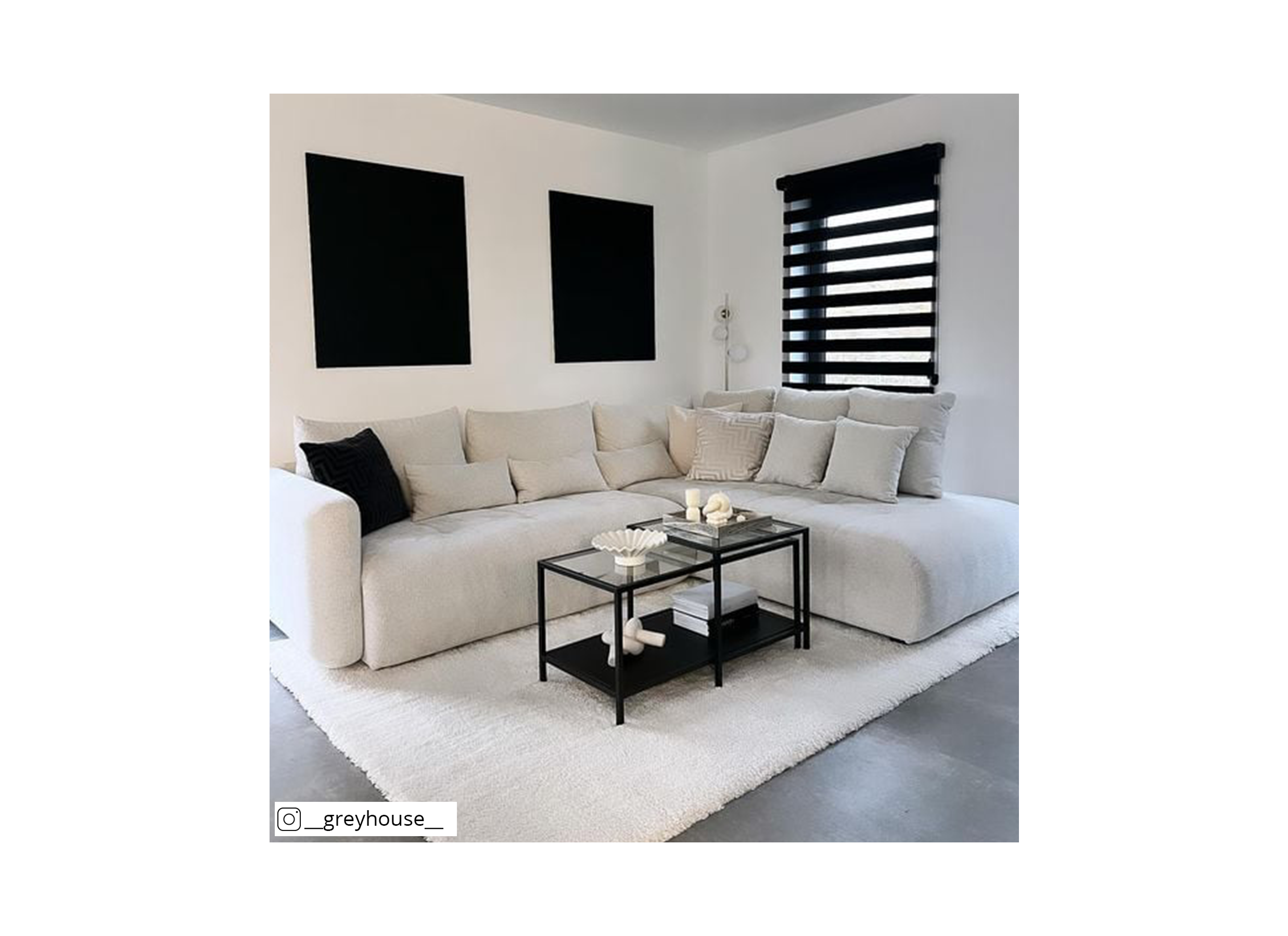 Sfeerfoto - Hoeksalon Olivio 289x234cm - stof - beige