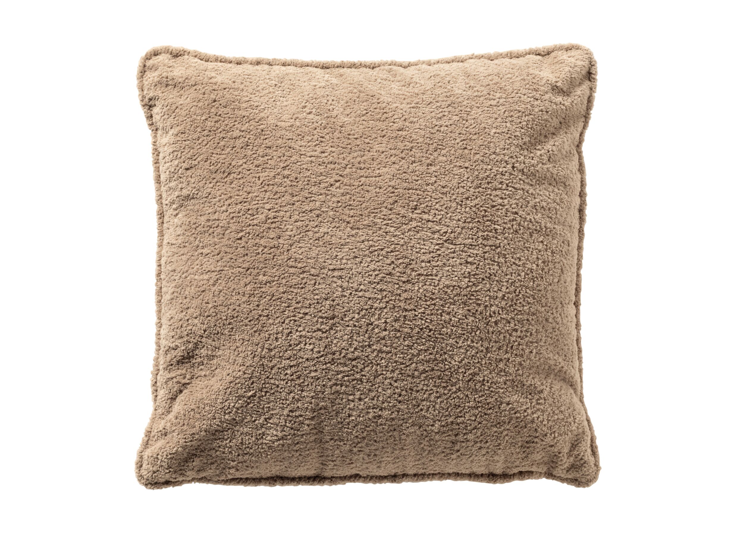 Hoofdfoto - Kussen Teddy 45x45cm - stof - beige