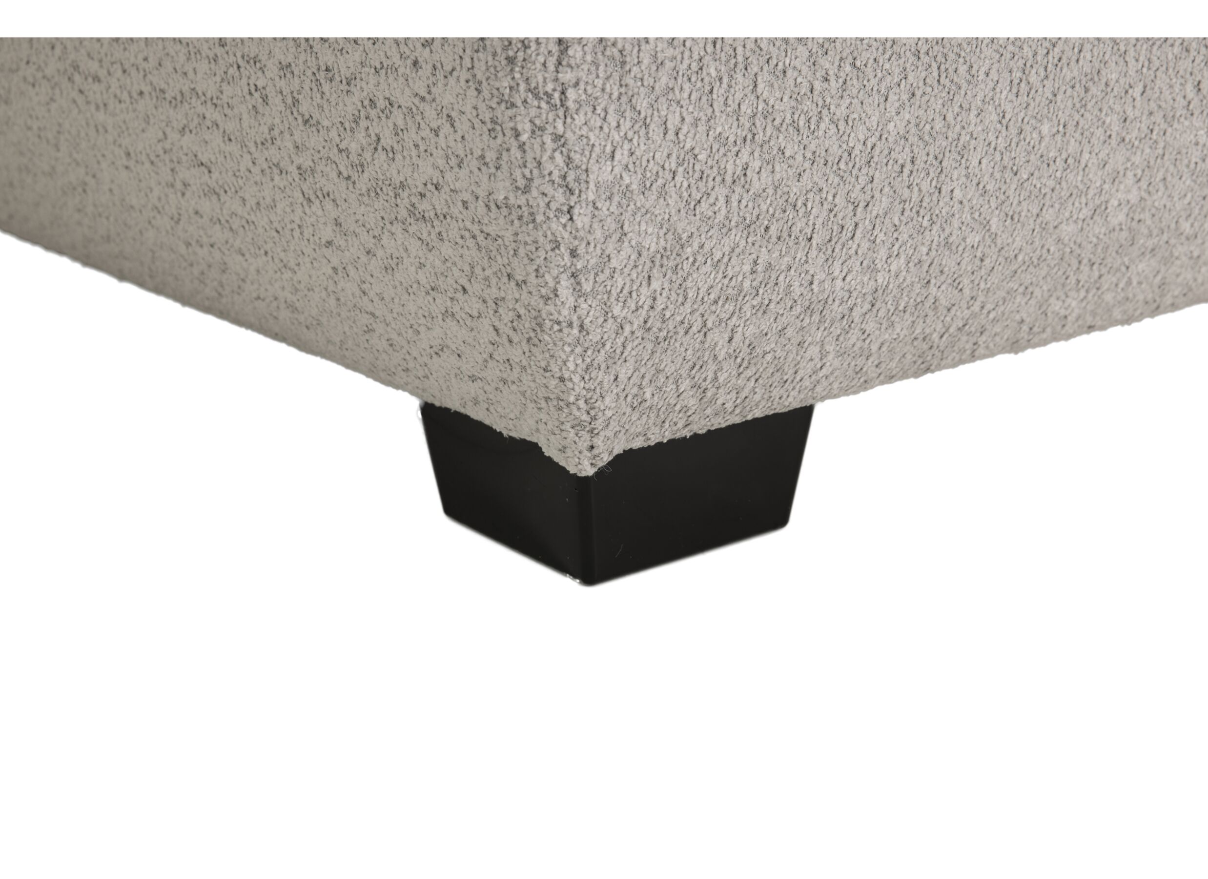 Detail - Boxspring Reynosa 180x200cm avec rangement/électrique tissu argent