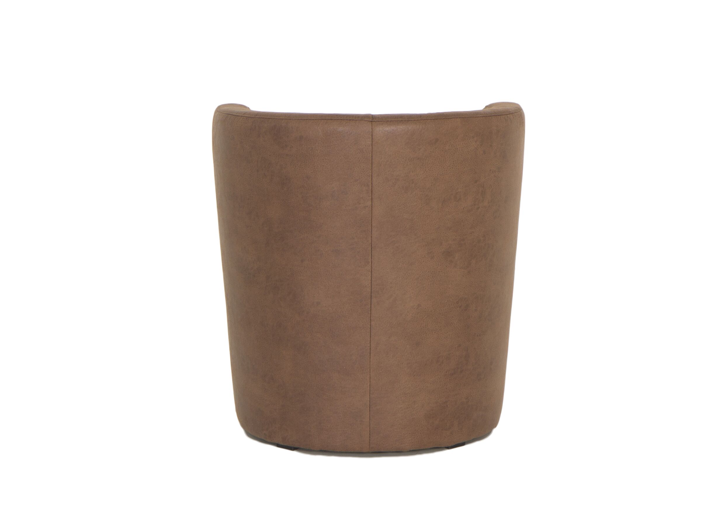 Zetel Mini Kuip 82x60x77cm - stof - cognac