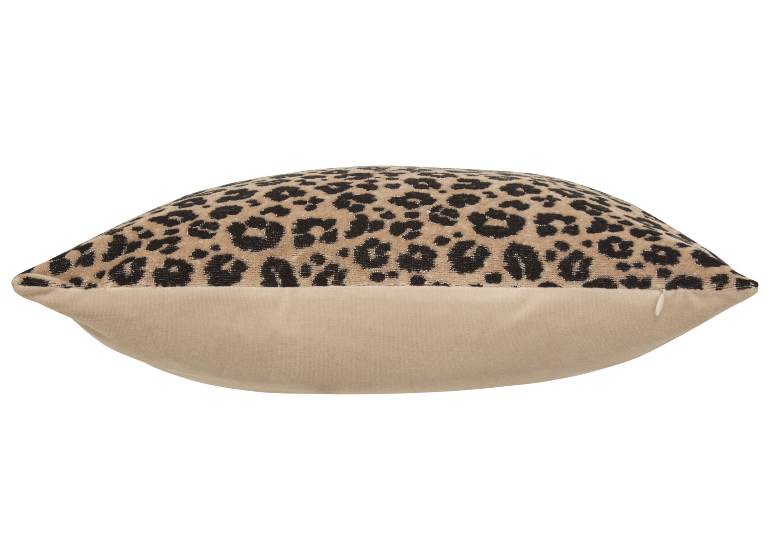 Overzichtsfoto - Kussen Lynra 40x40cm - polyester - zwart & bruin