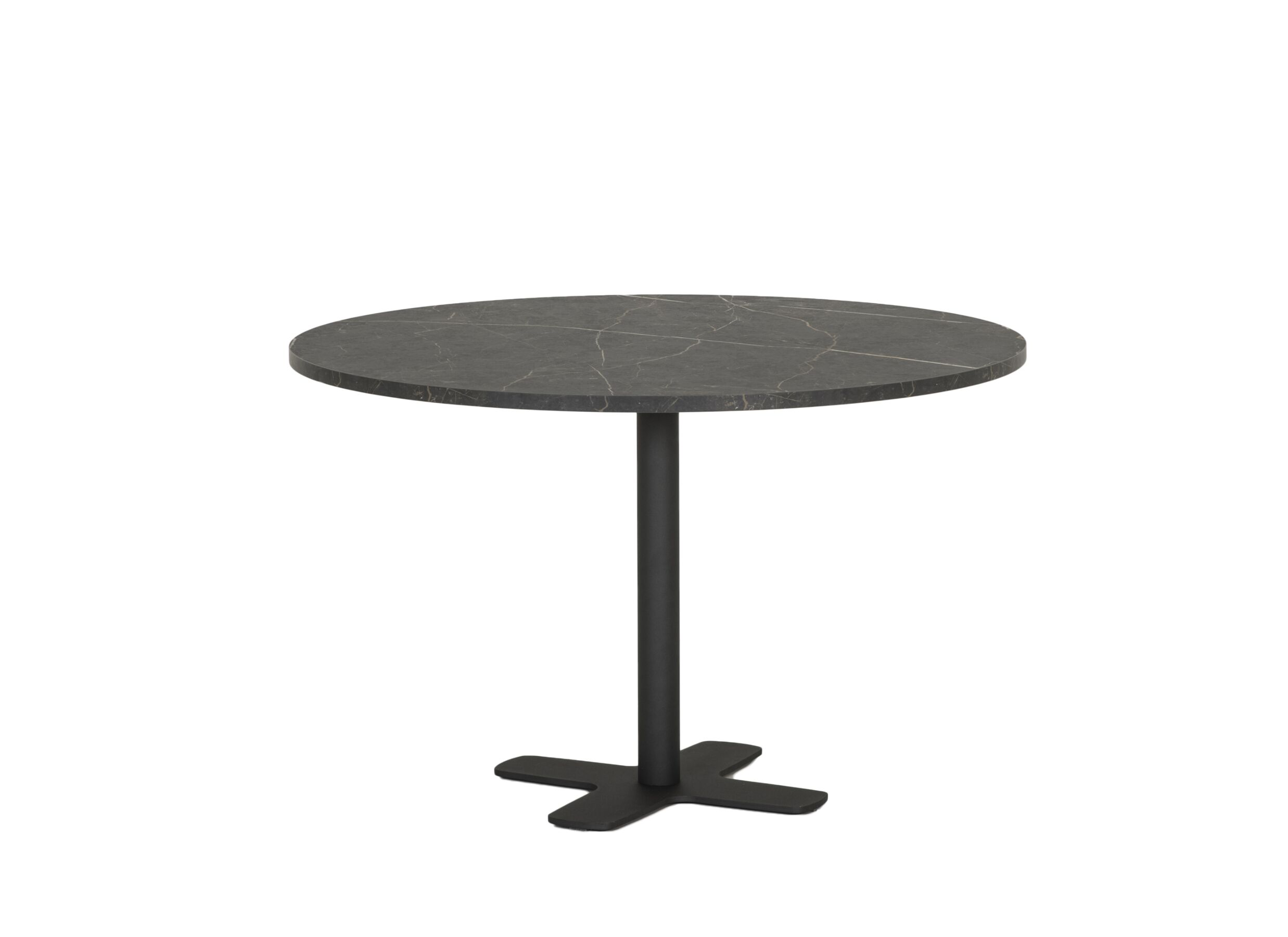 Ronde tafel Spinner Ø120cm - decor - antraciet - Table ronde Spinner Ø120cm - décor - anthracite