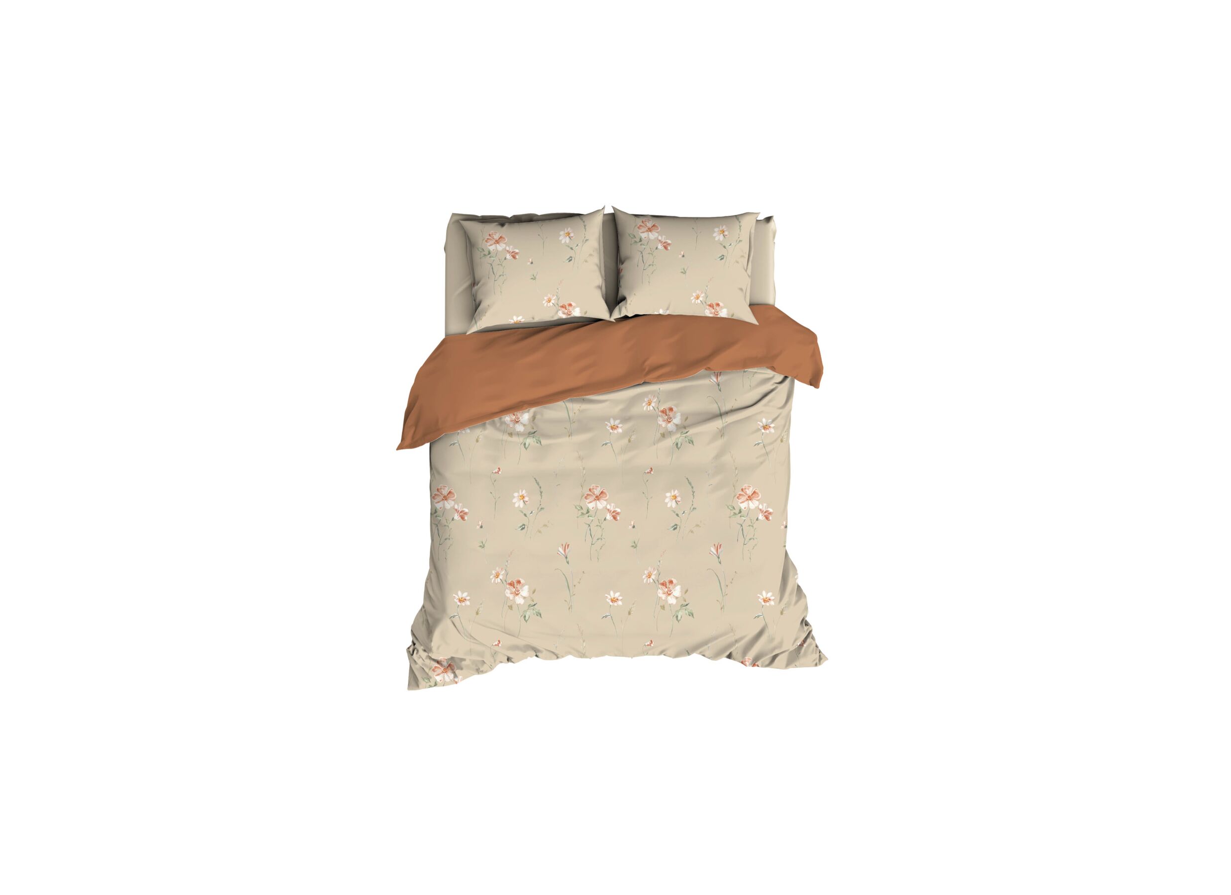 Housse de couette Zabina 240x200/220cm coton satin - Housse de couette Zabina 240x200/220cm coton satin