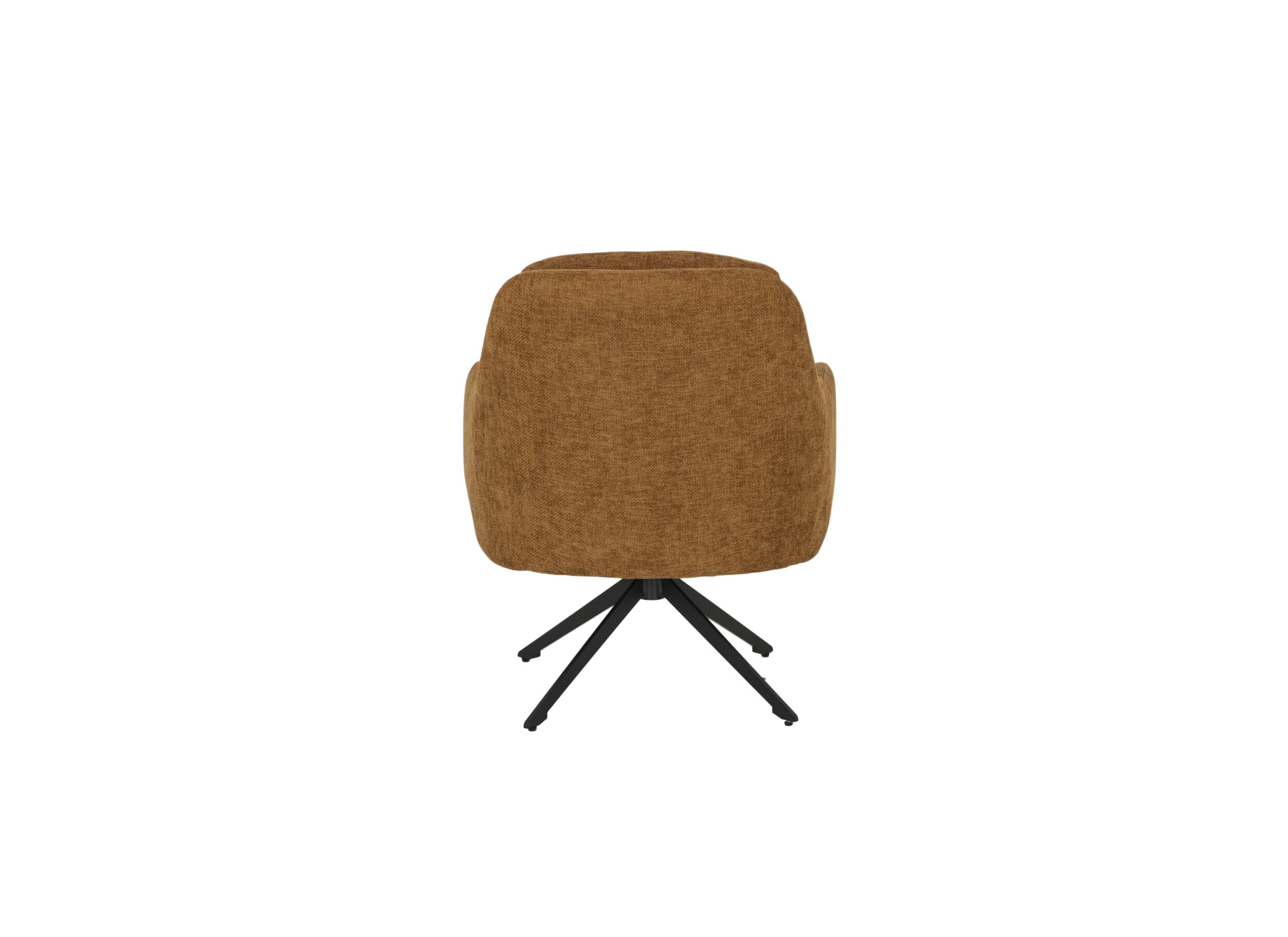 Aperçu - Fauteuil pivotant Skog 70x75x85cm - tissu - cognac