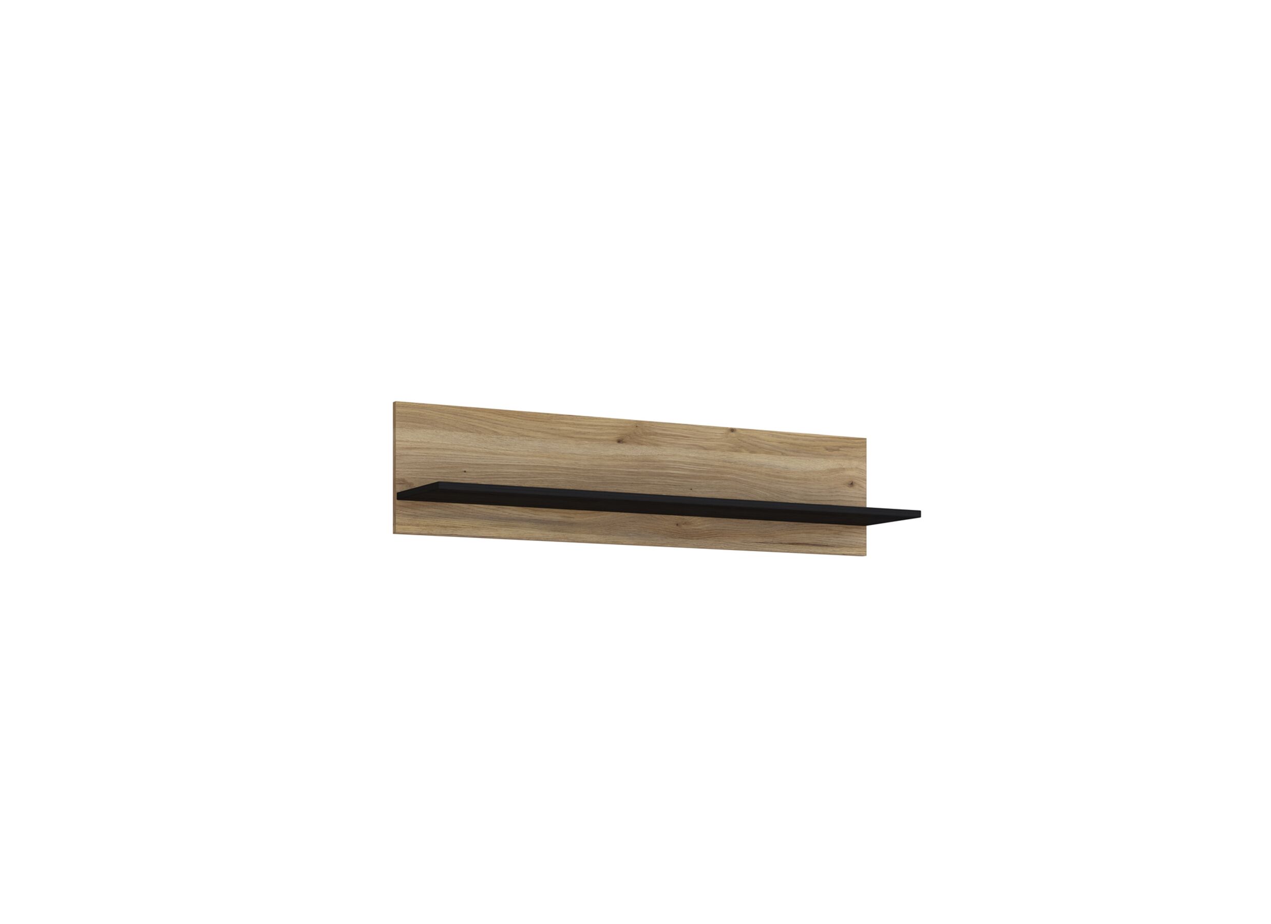 Wandplank Lya 110x23x25cm - meubelplaat - cabezone oak/mauvella