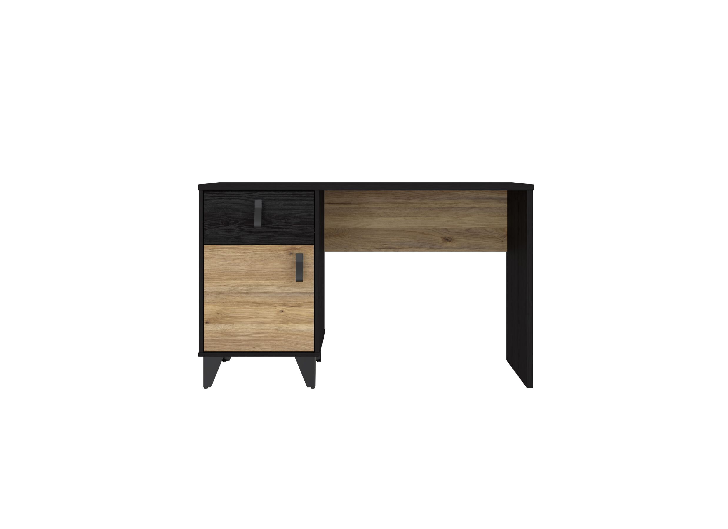 Aperçu - Bureau Lya 120x60x73cm - panneau décor - cabezone oak/mauvella