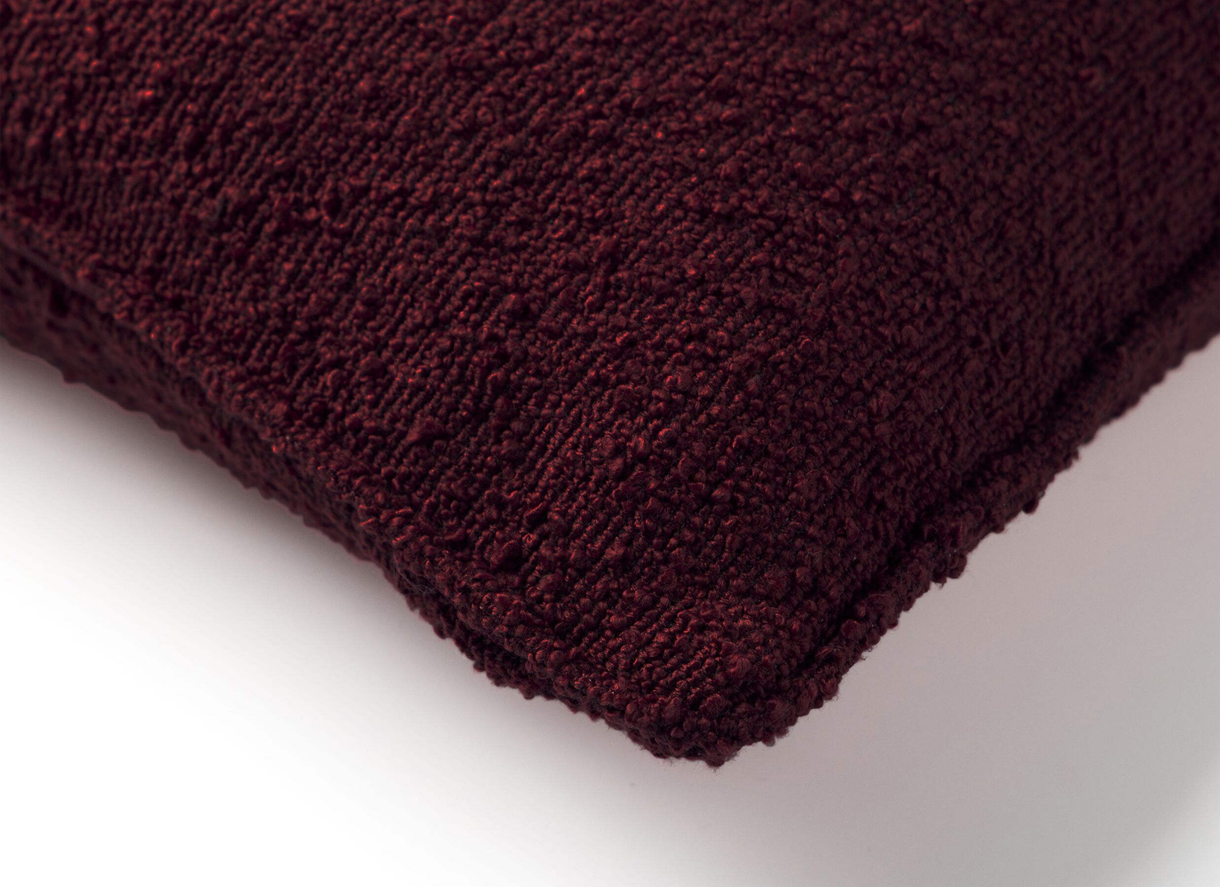 Detail - Coussin Onno 45x45cm - tissu - maroon