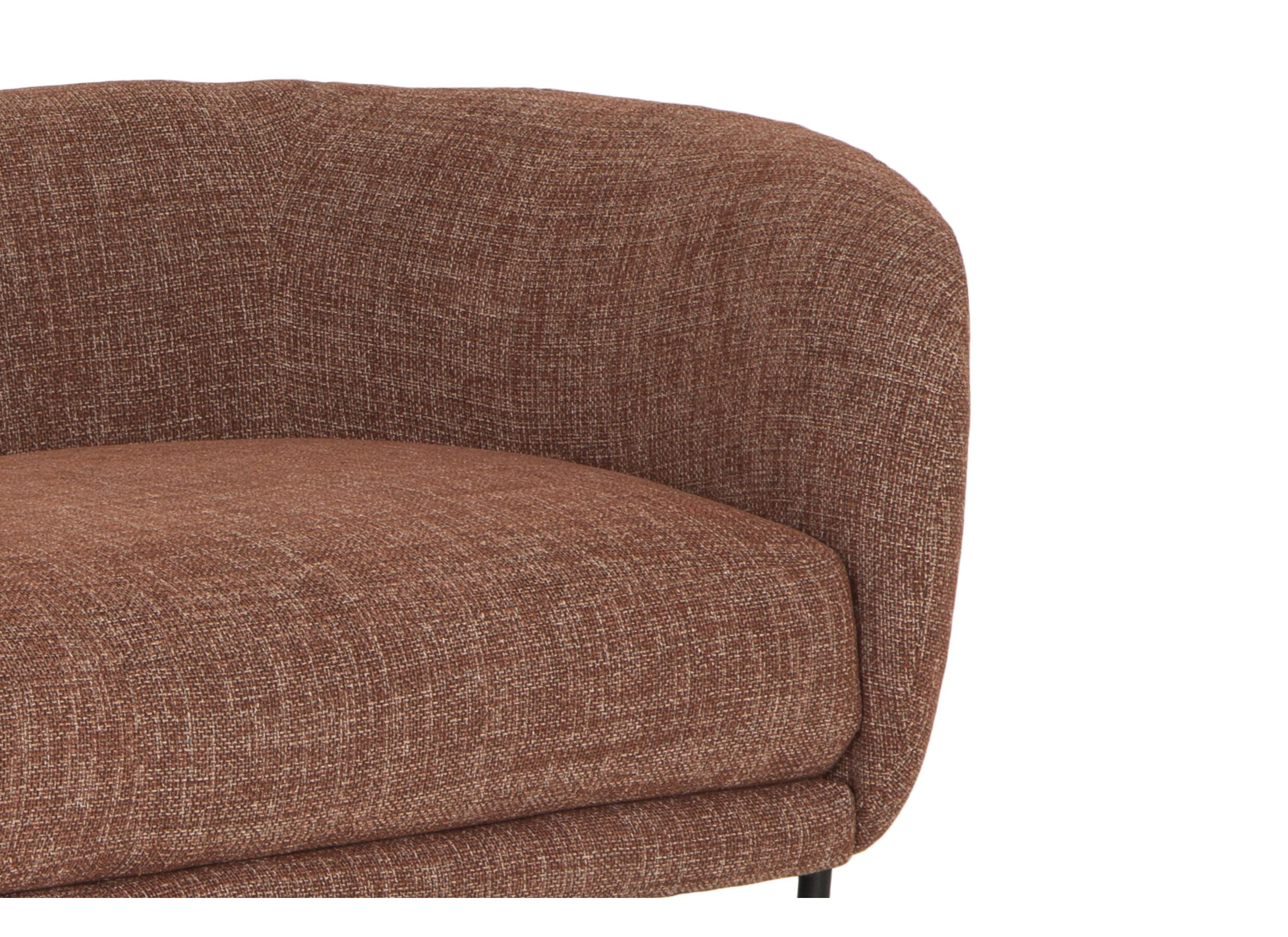 Méridienne Carre 170x100x78cm - tissu - bordeaux