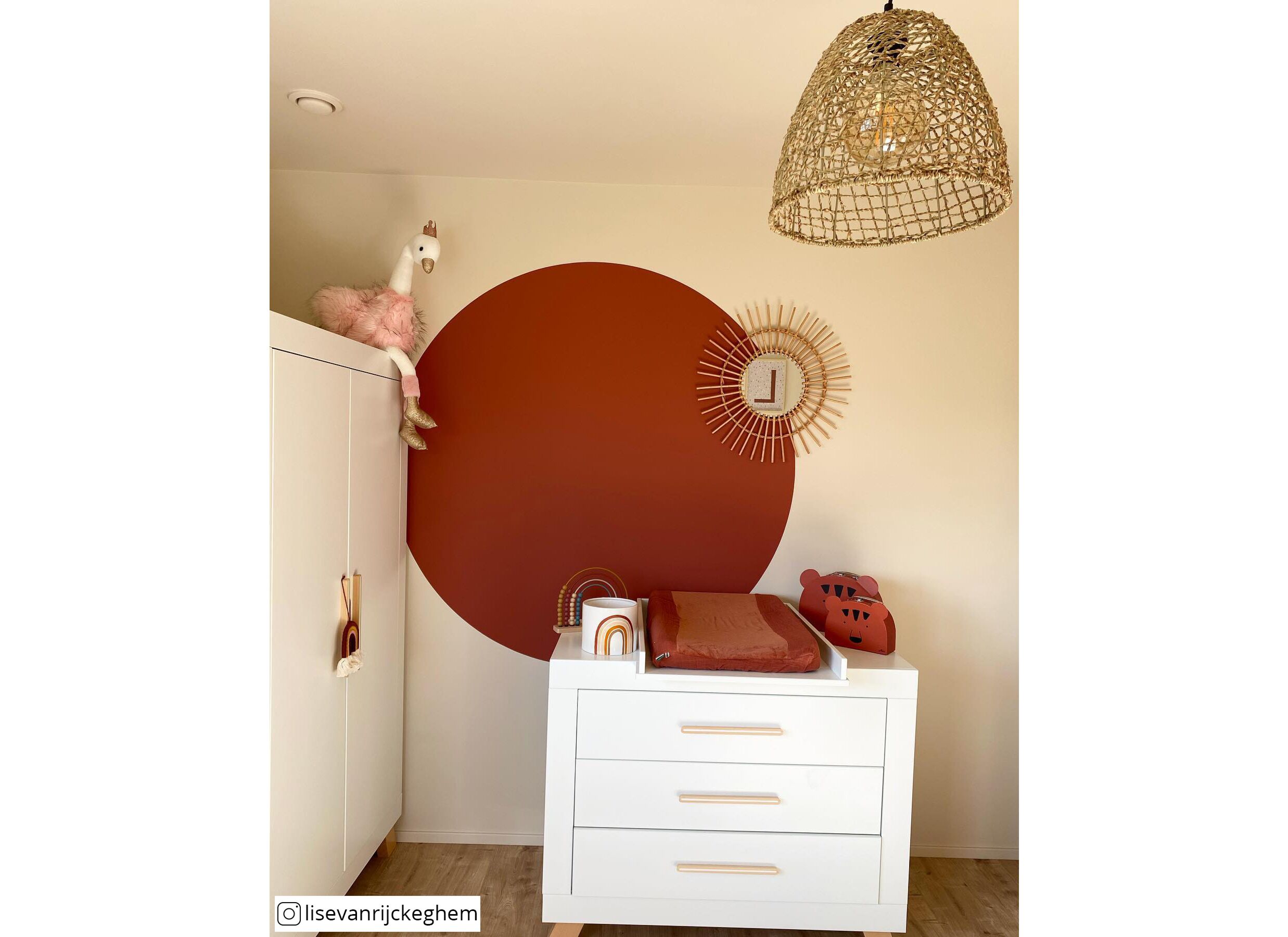 Foto ambiance - Miroir Sun Ø58cm