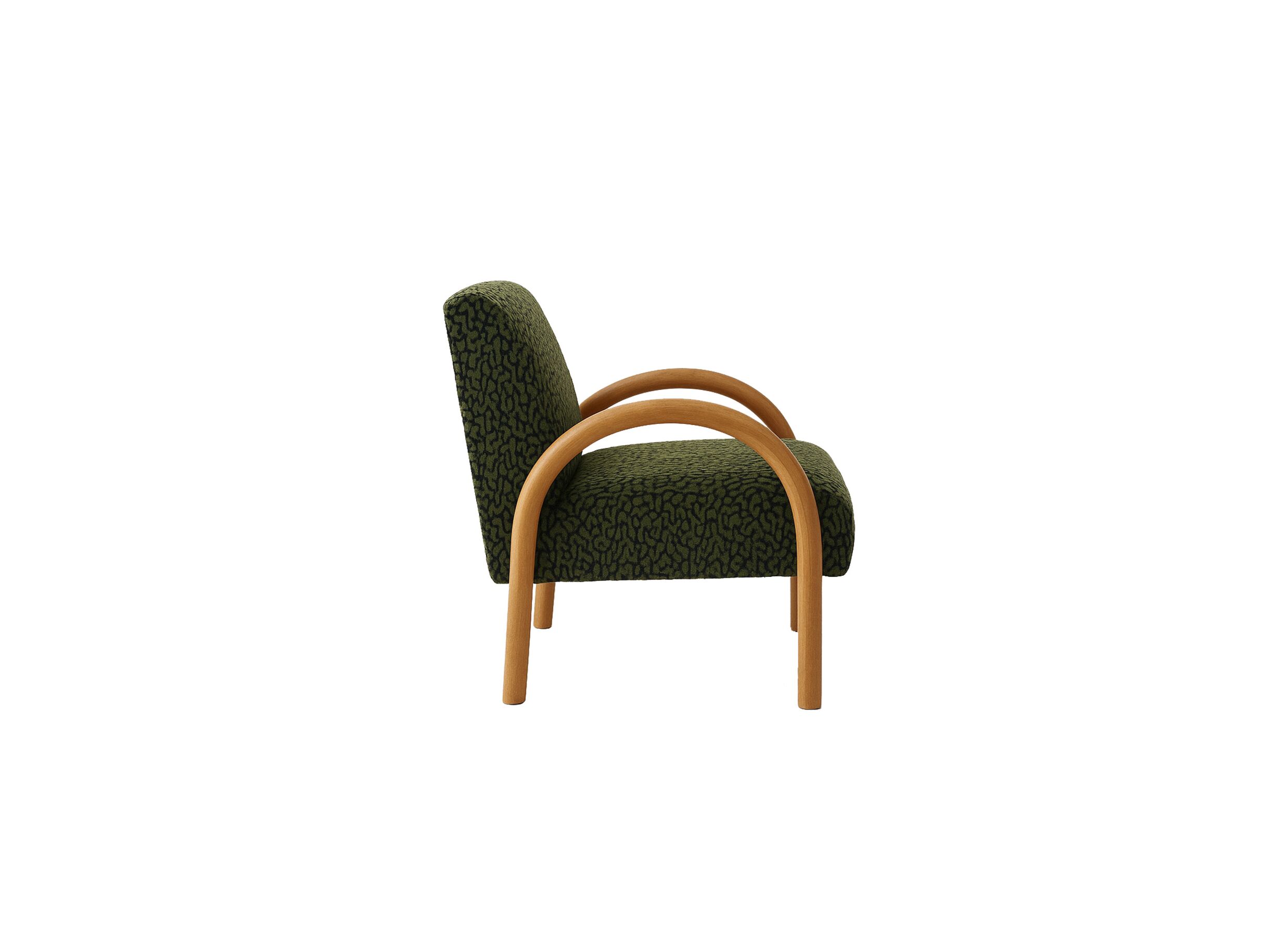 Aperçu - Fauteuil Boogie 66,7x77x78,5cm - fibre polyester - vert