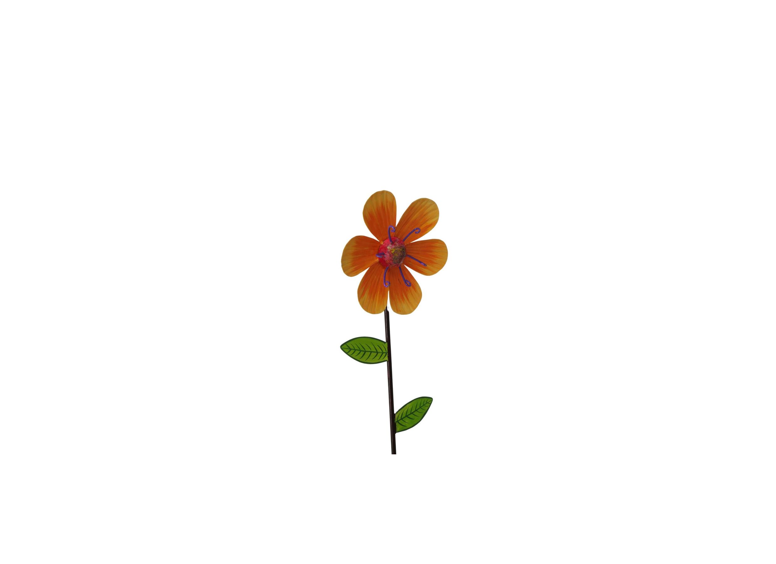 Aperçu - Bâton De Jardin Yola H55cm - fer - jaune/orange