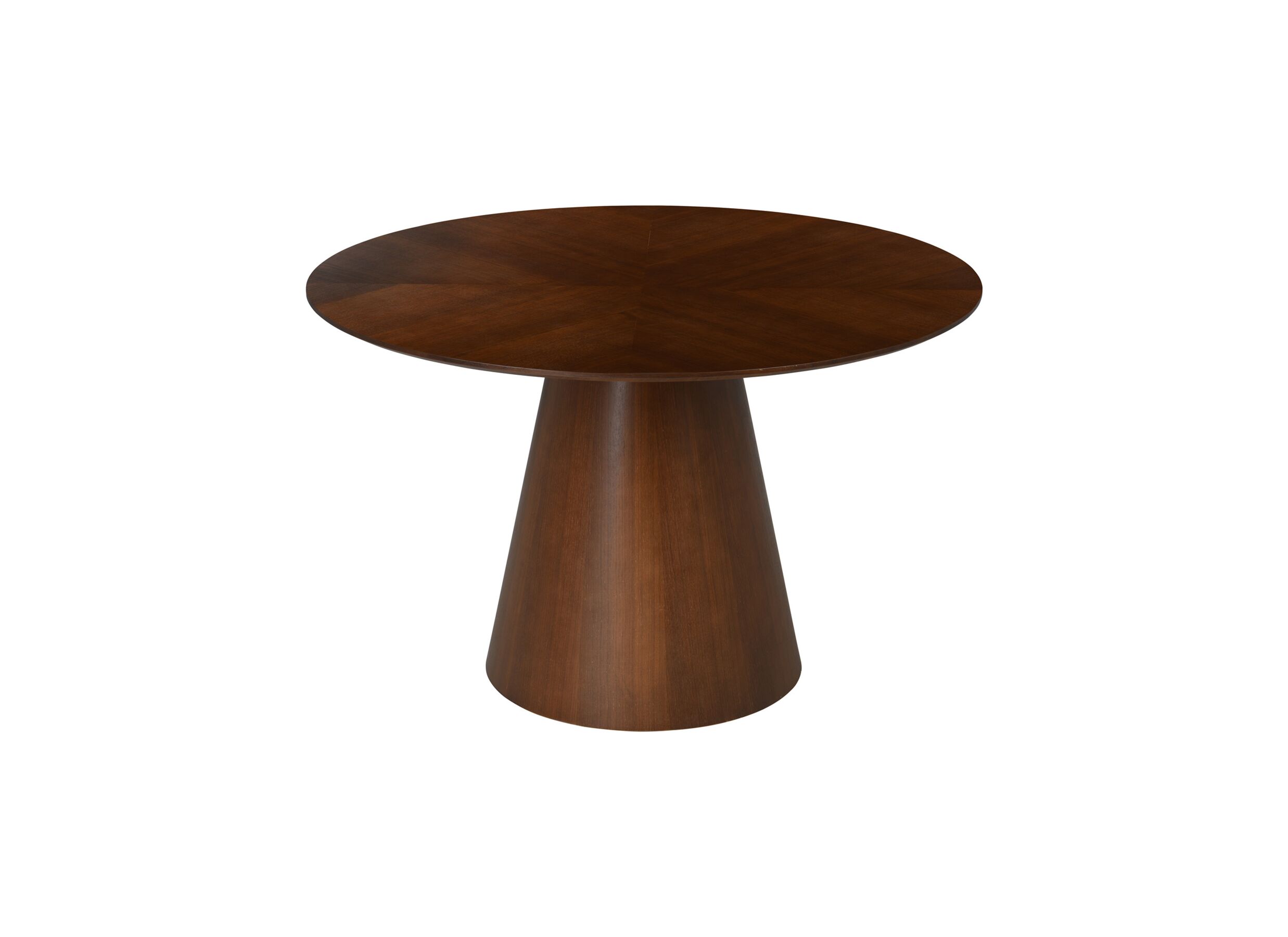 Aperçu - Table ronde Daytona Ø120cm - MDF - noyer