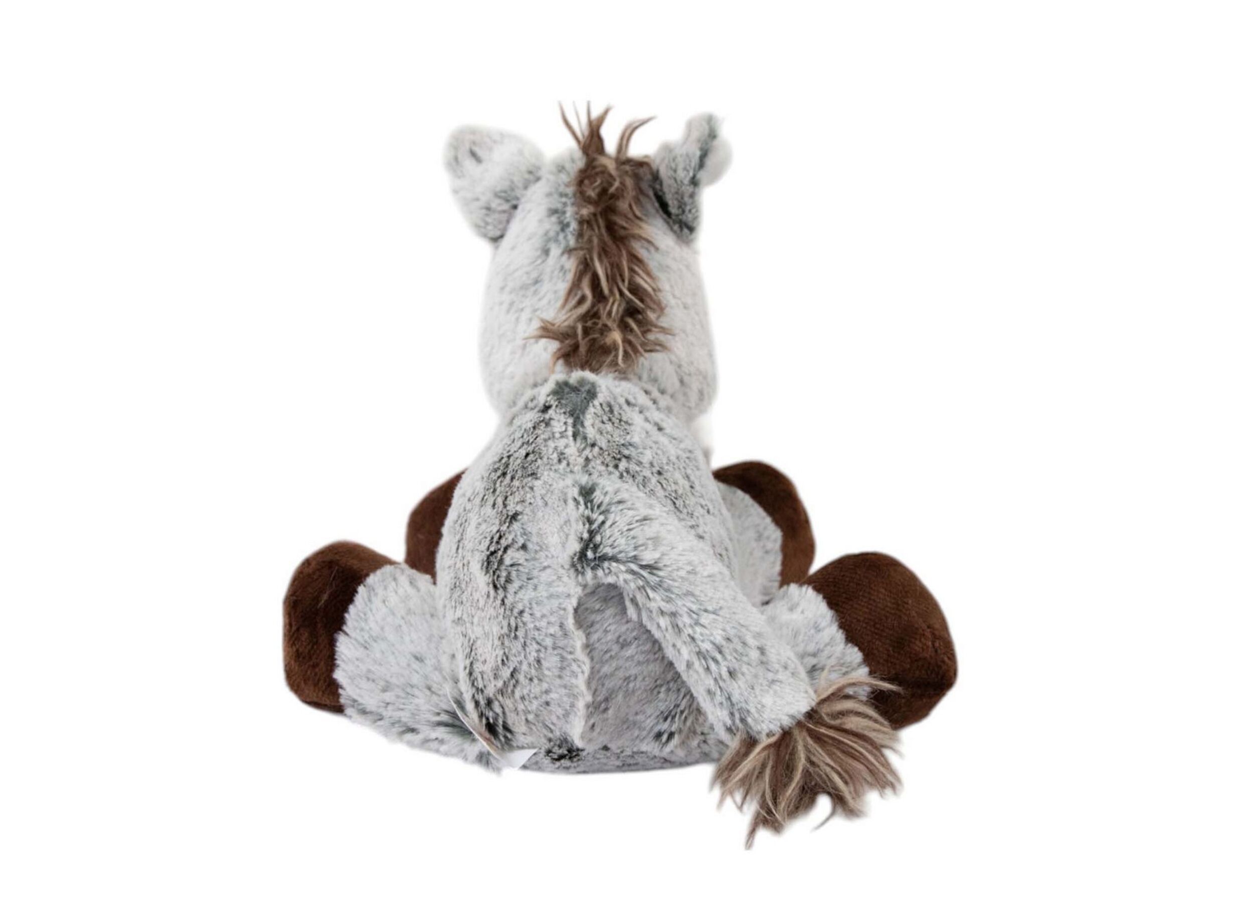 Overzichtsfoto - Knuffel Ezel H23cm - stof - grijs