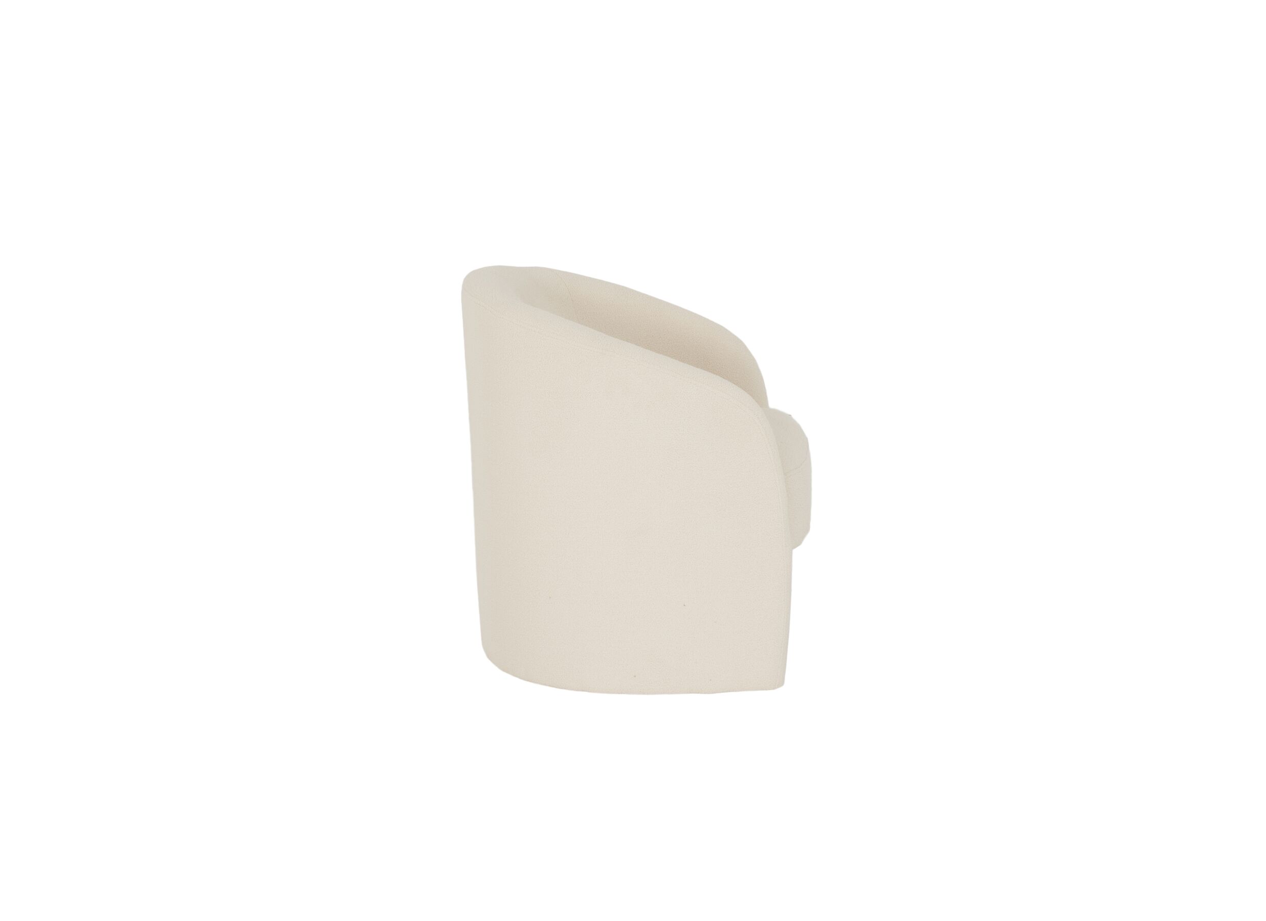 Overzichtsfoto - Fauteuil View 72x68x77cm - stof - wit
