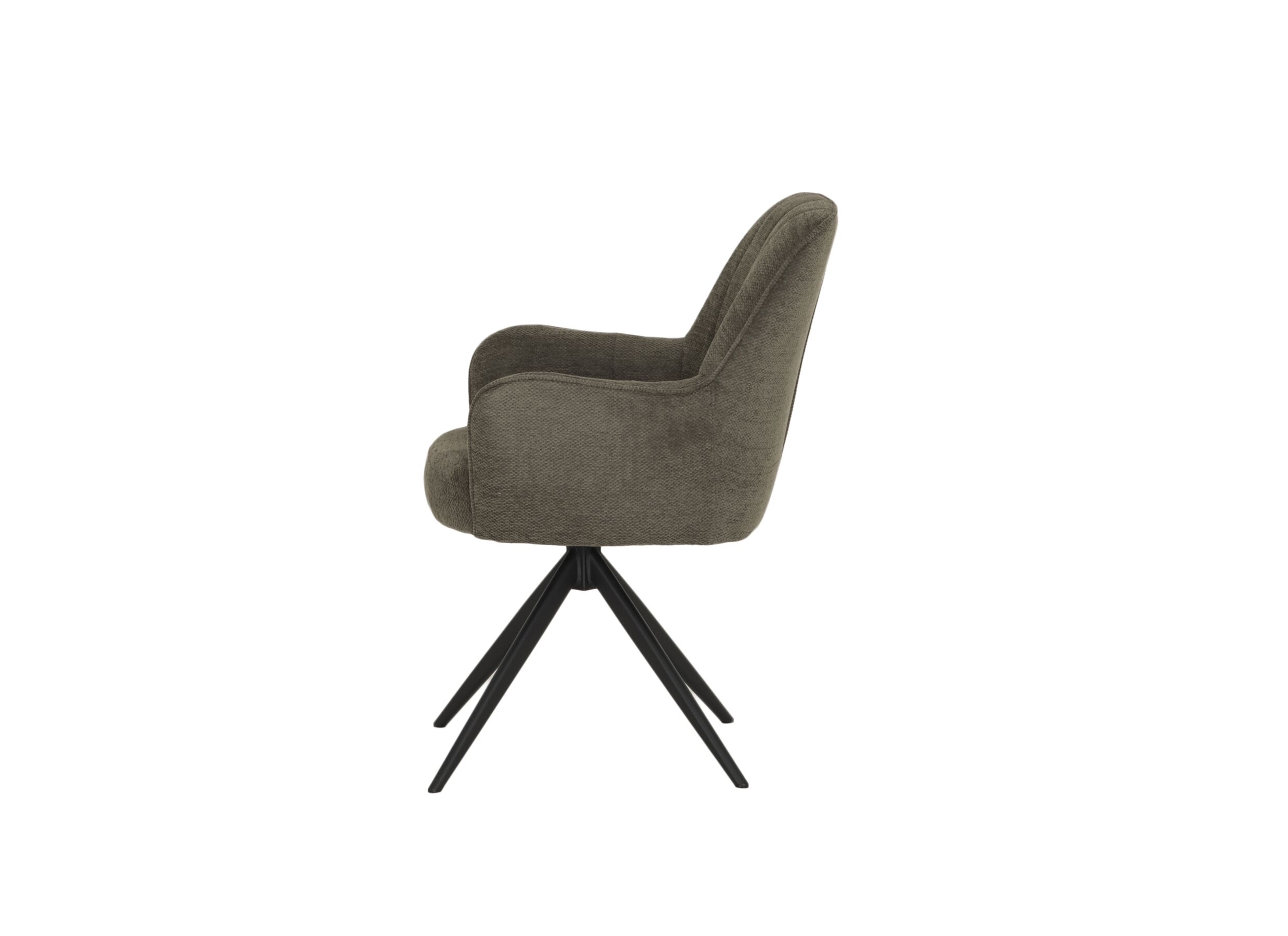 Aperçu - Chaise pivotante Bonzo 59x58x88cm - tissu - vert