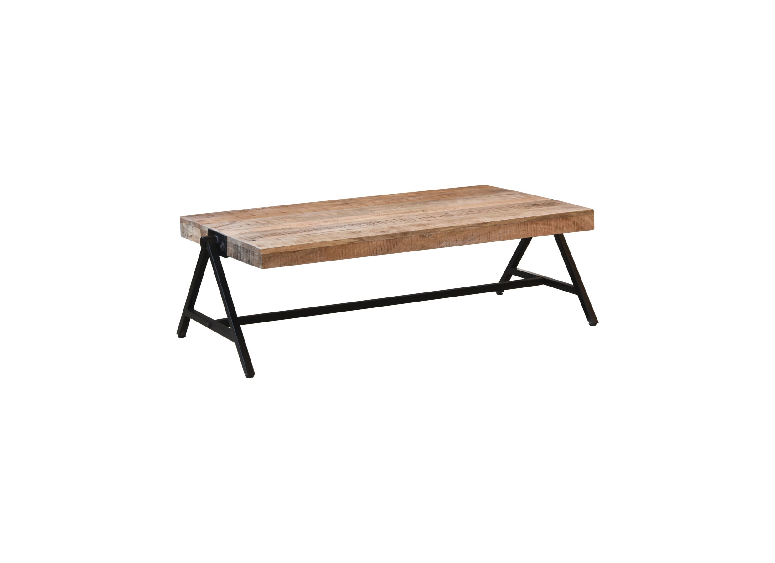 Salontafel Arrax 120x70cm - hout massief - naturel