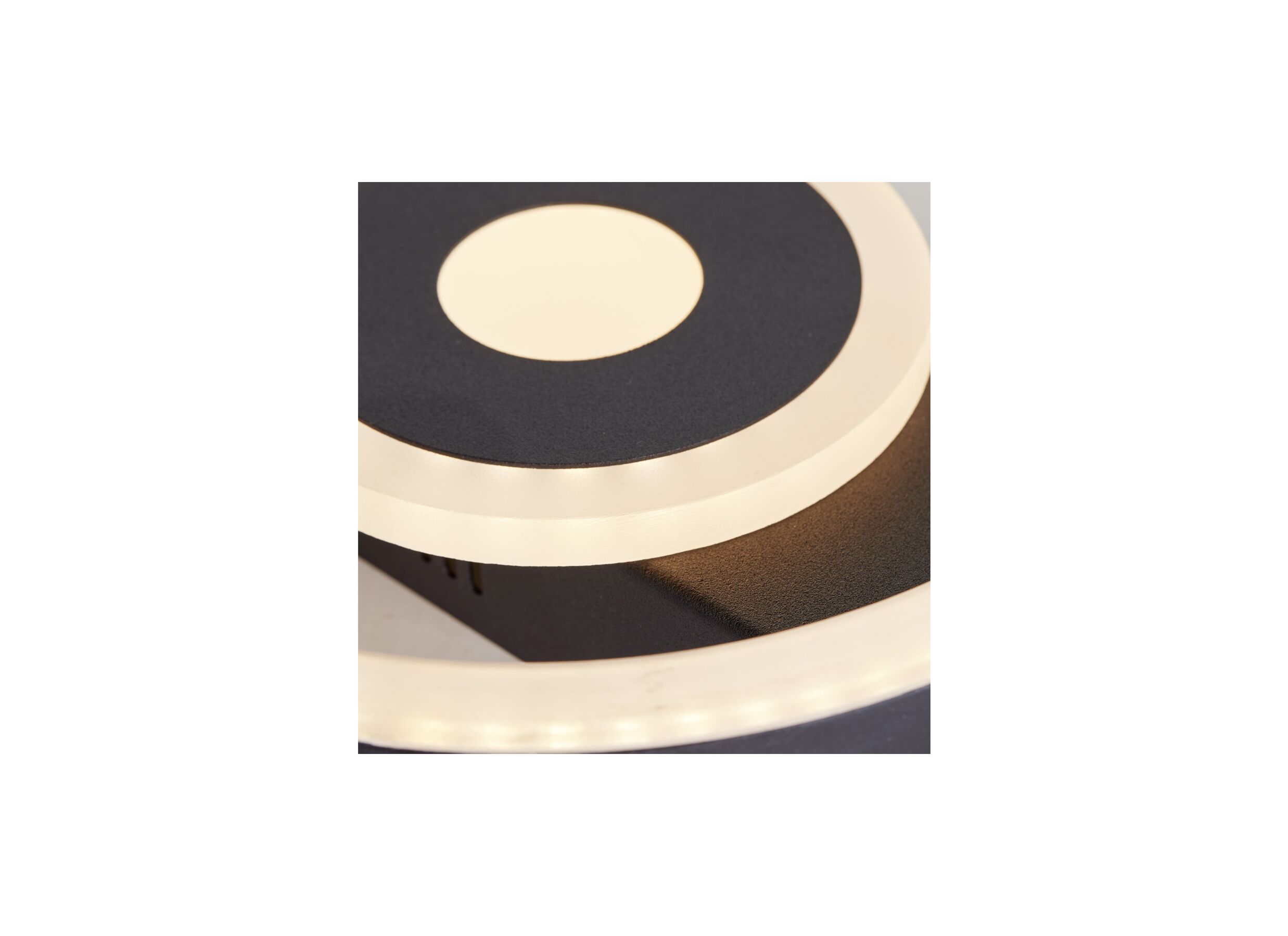 Sfeerfoto - Plafondlamp Maureen Ø20cm - metaal/kunststof - zwart