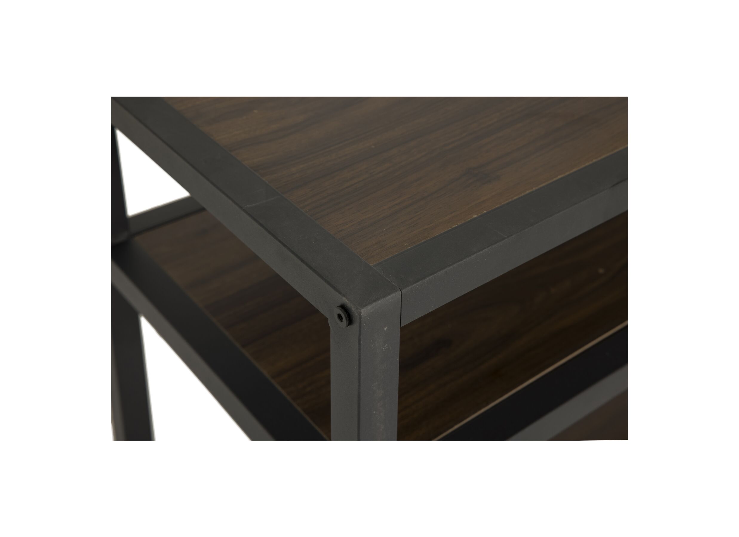Detailfoto - Wandtafel Jackson 100x35cm - MDF - walnoot