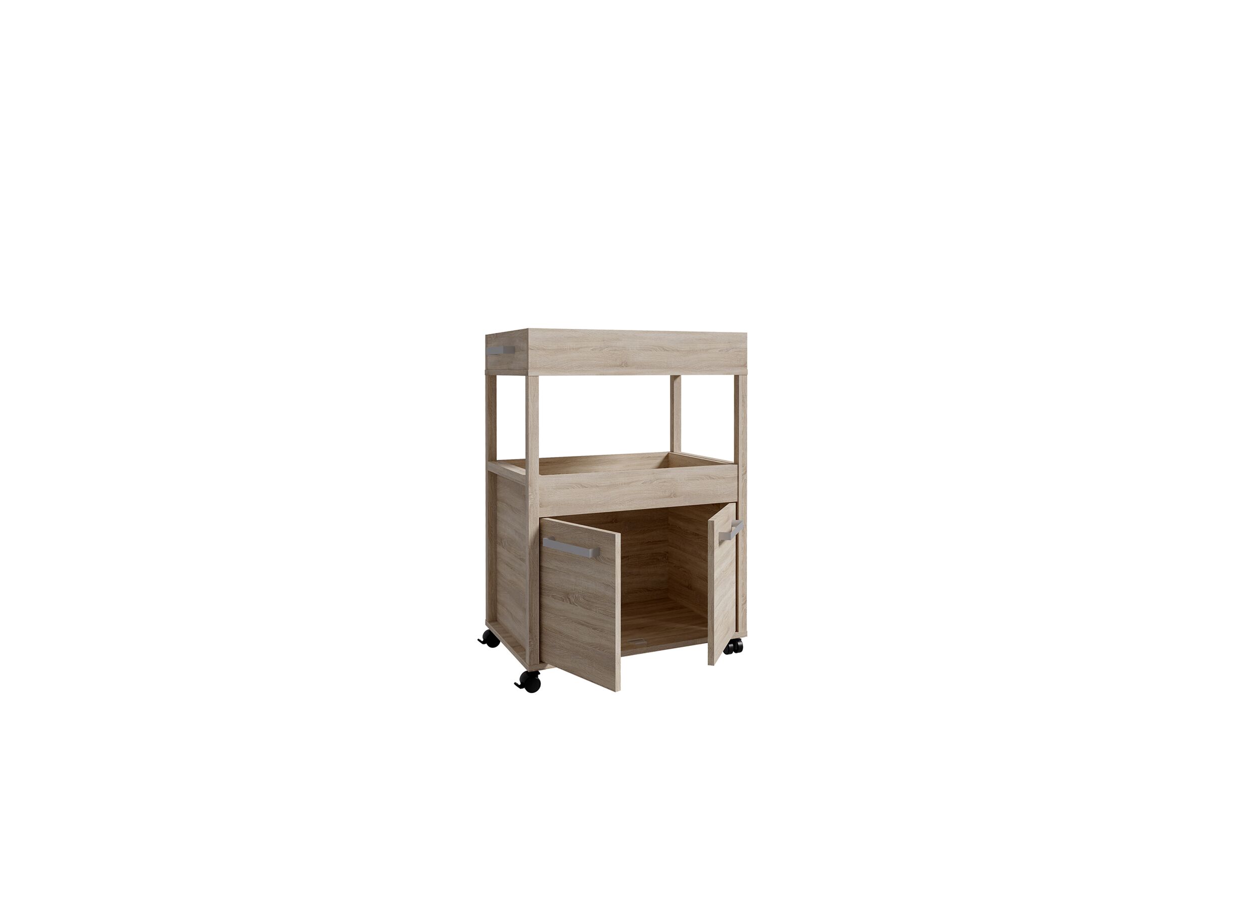 Indeling - Barkast Serveerwagen 60cm - decor - sonoma eik