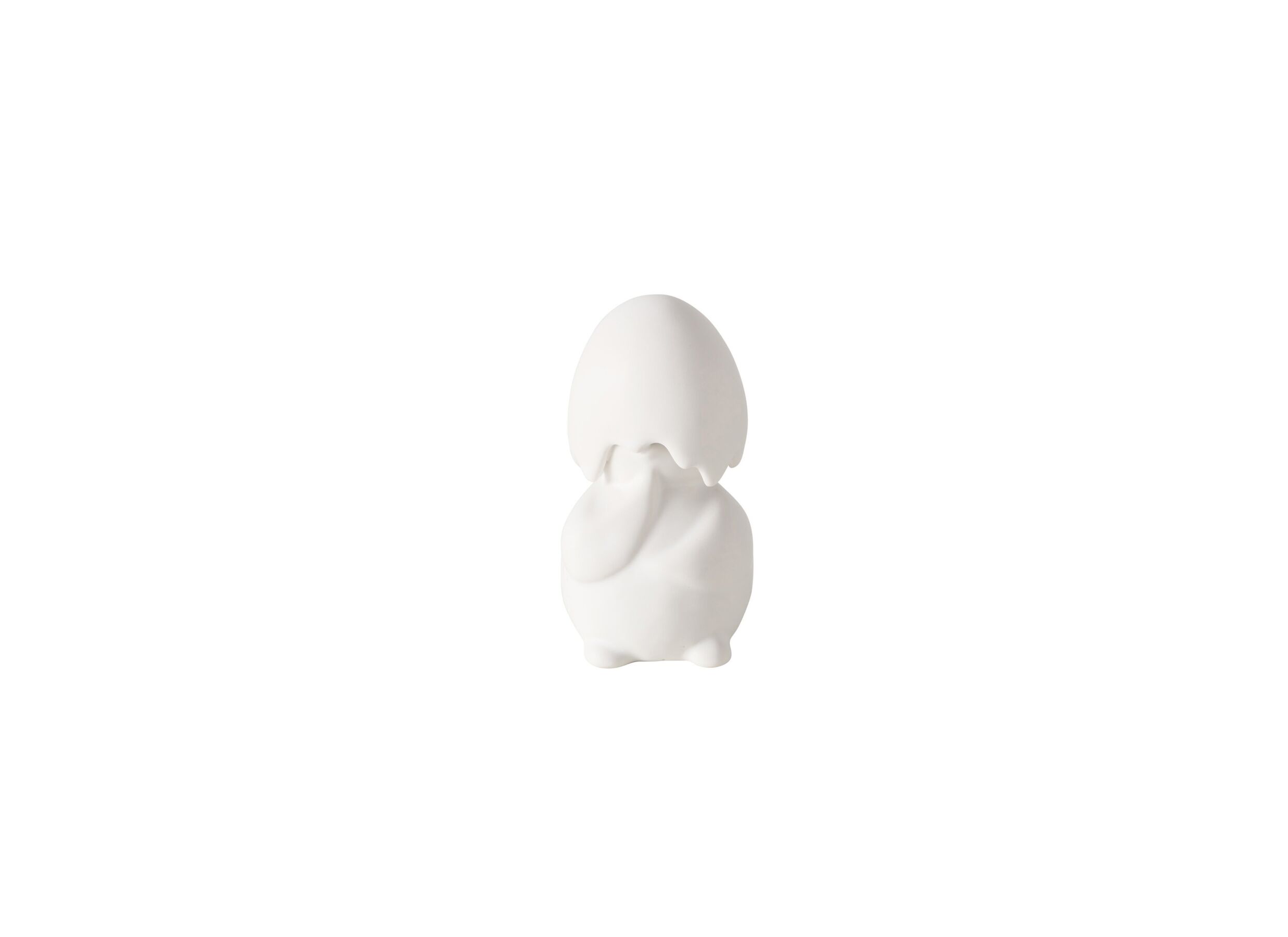 Overzichtsfoto - Figuur kip Milla H10,5cm - porselein - wit