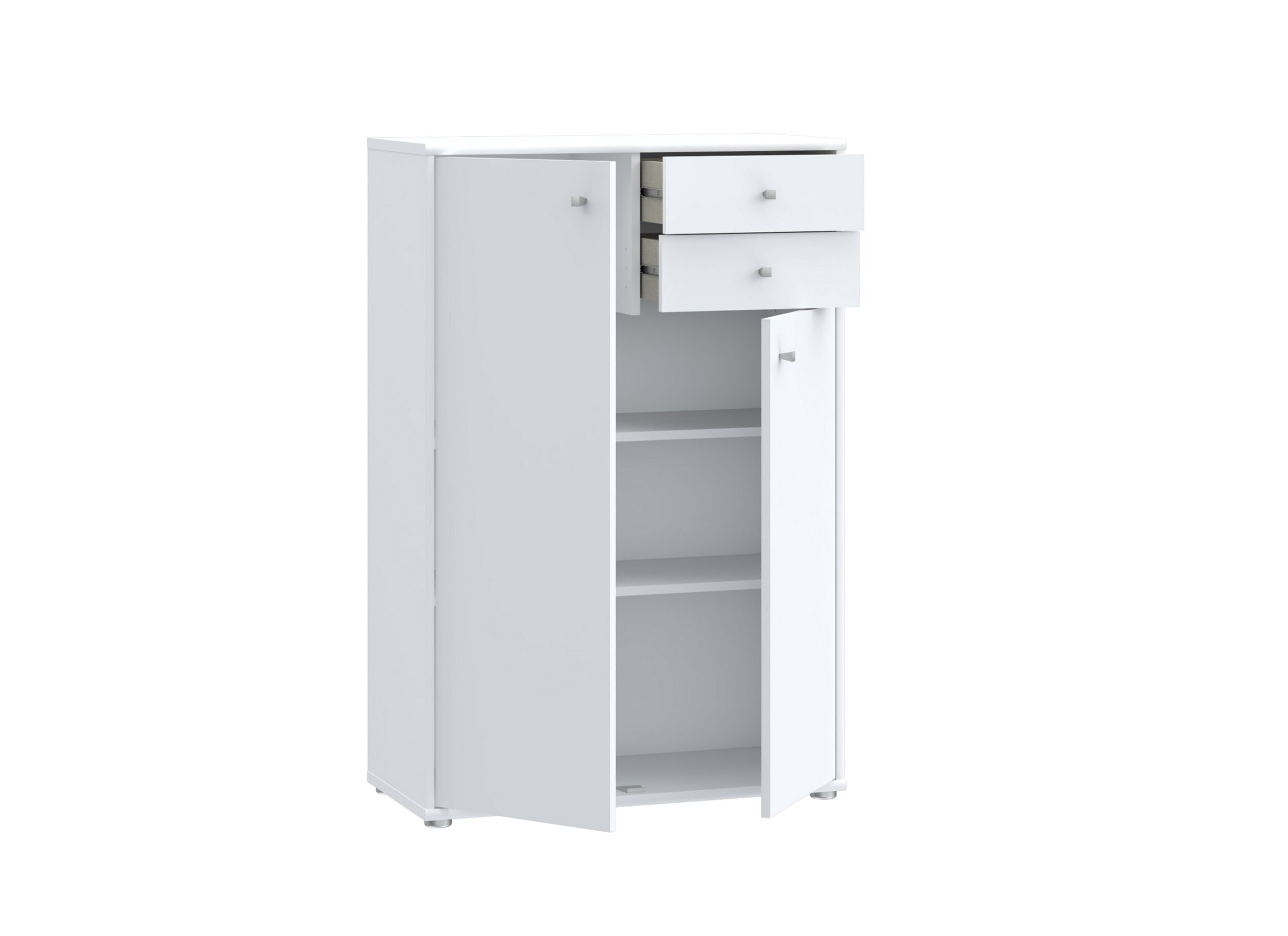 Disposition - Commode Topic 74x35x111cm - décor - blanc