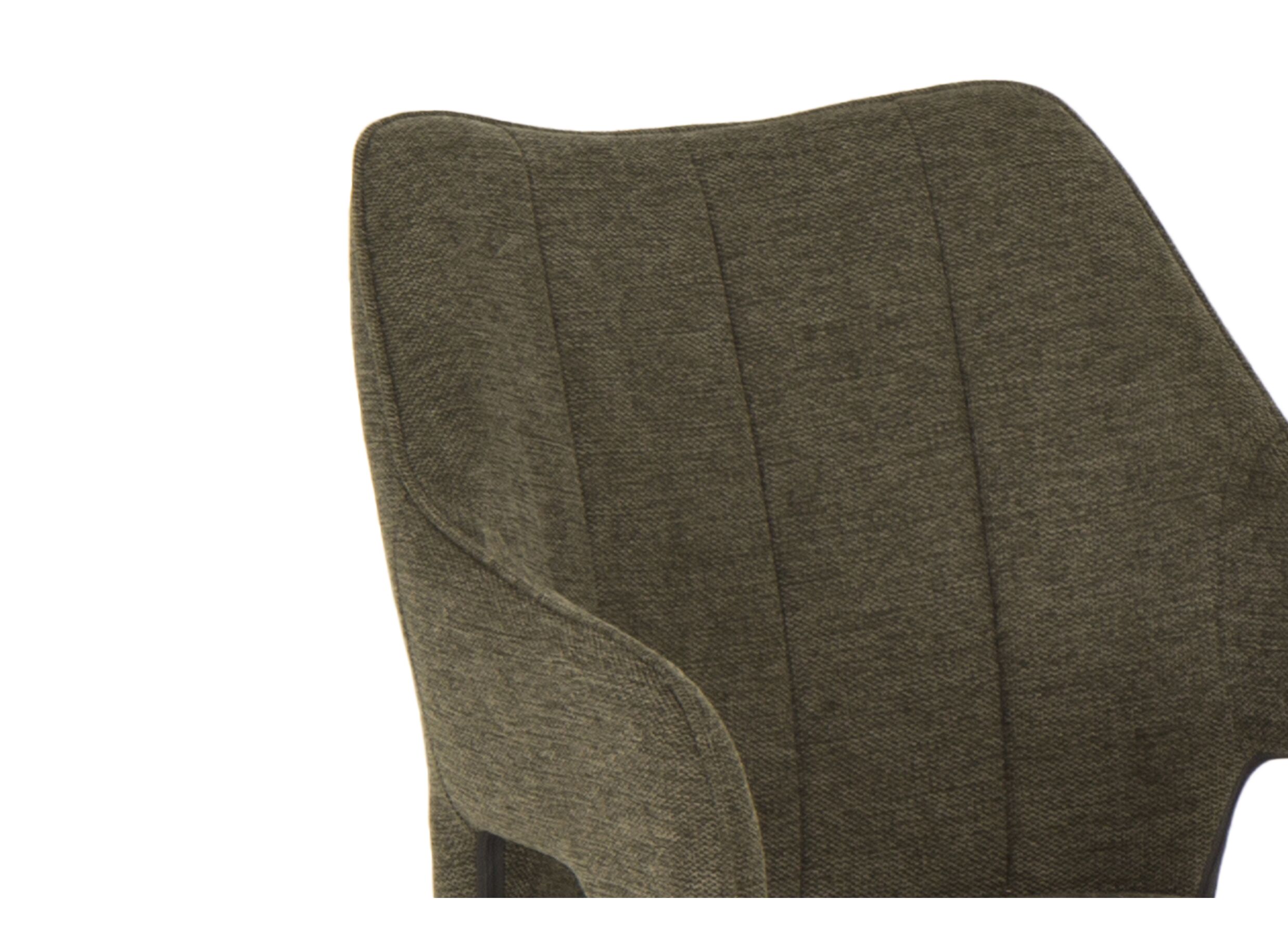 Stoel Daly 55x60x86cm - polyestervezel - groen