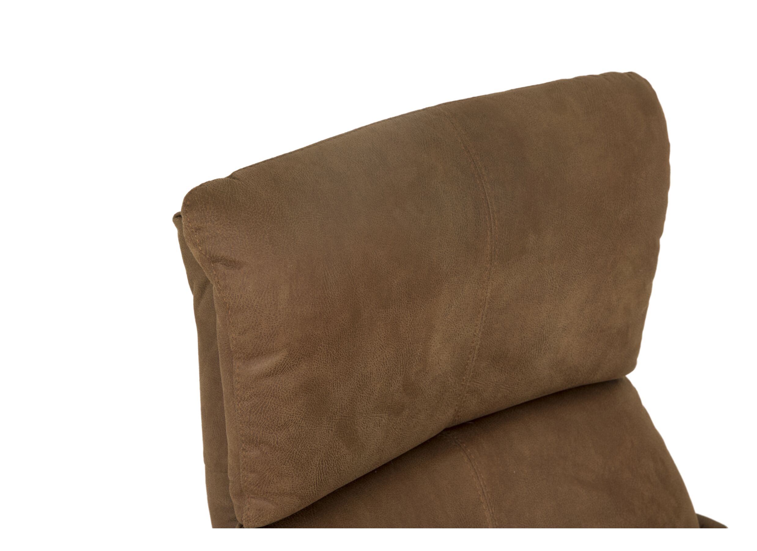 Detail - Fauteuil relax Yup électrique - tissu - marron