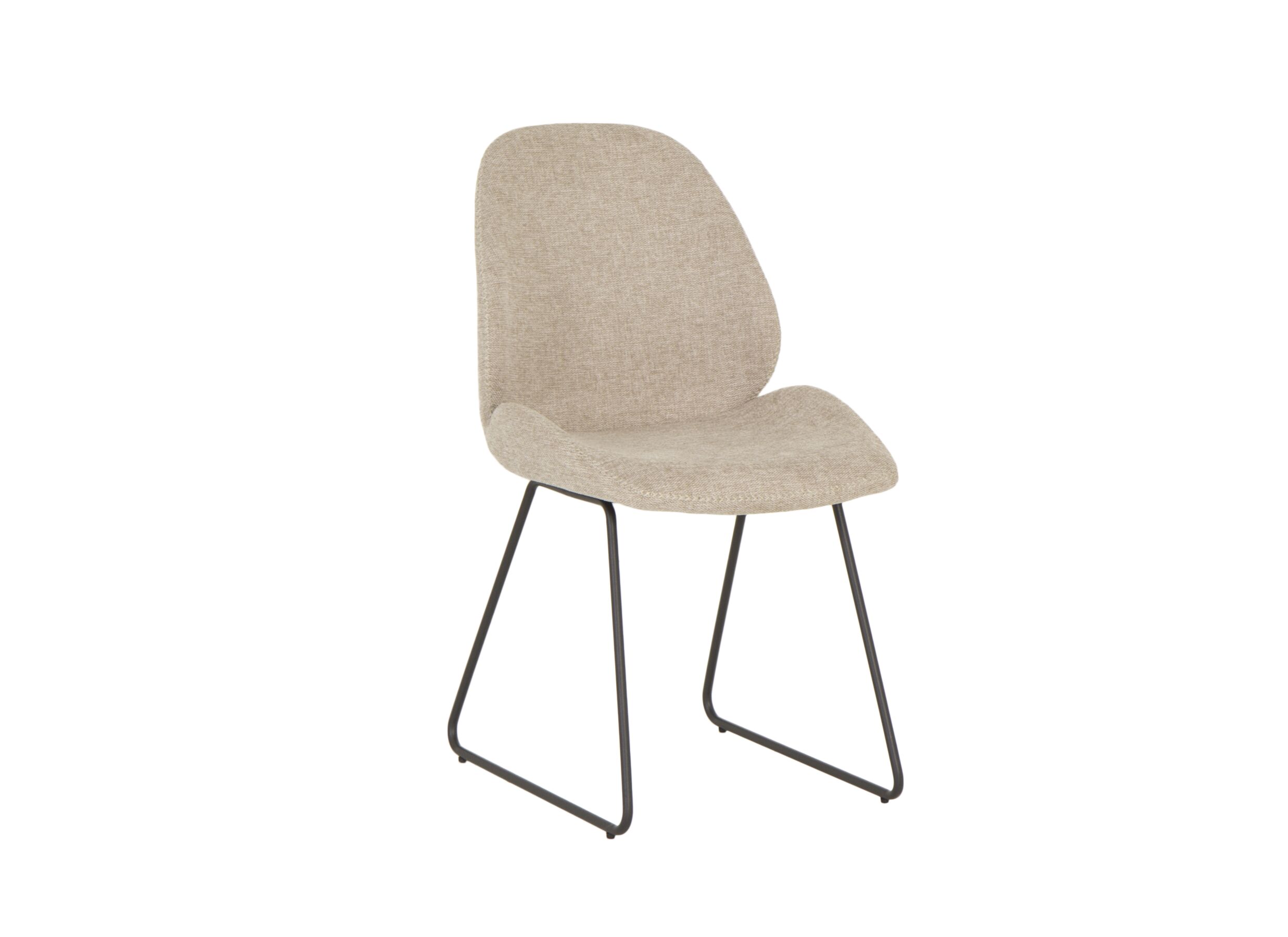 Chaise Patti tissu beige - Chaise Patti 49x53x87cm - tissu - beige