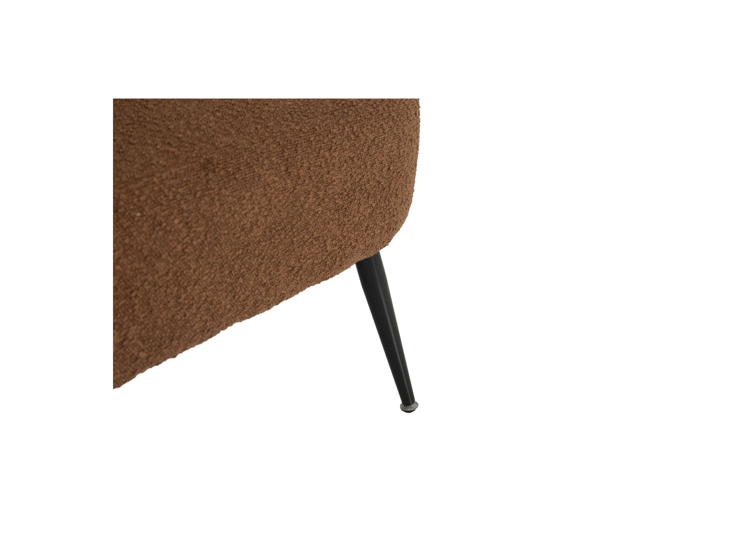 Detailfoto - Oorfauteuil Kerry 70x70x76cm - bouclé - roest