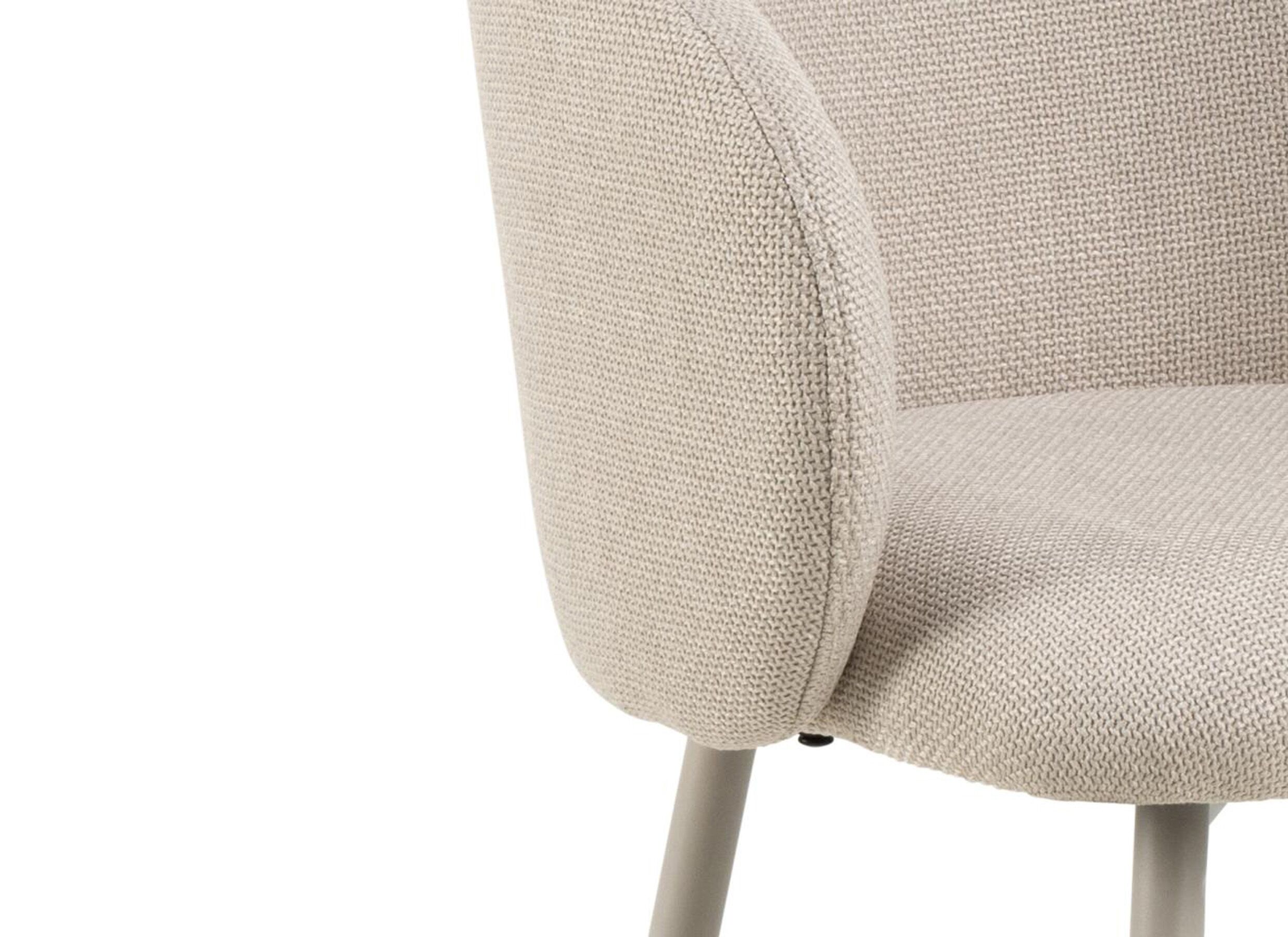 Detailfoto - Barstoel ZH78cm - stof - beige