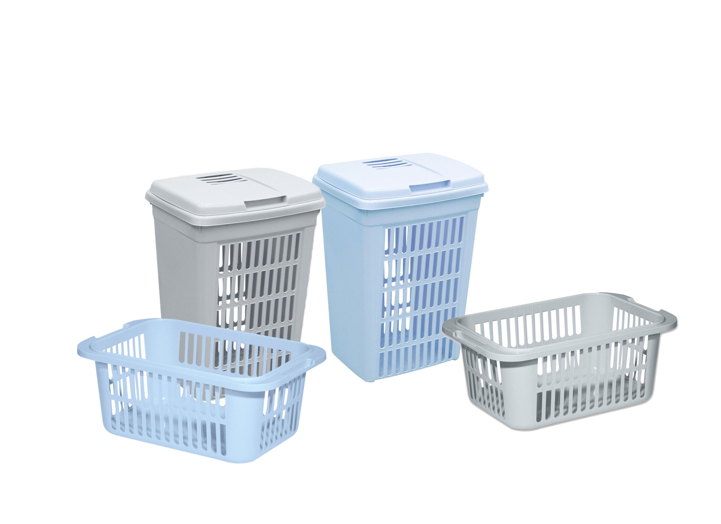 Aperçu - Panier à linge Lingo 66,5x43,5x27cm gris