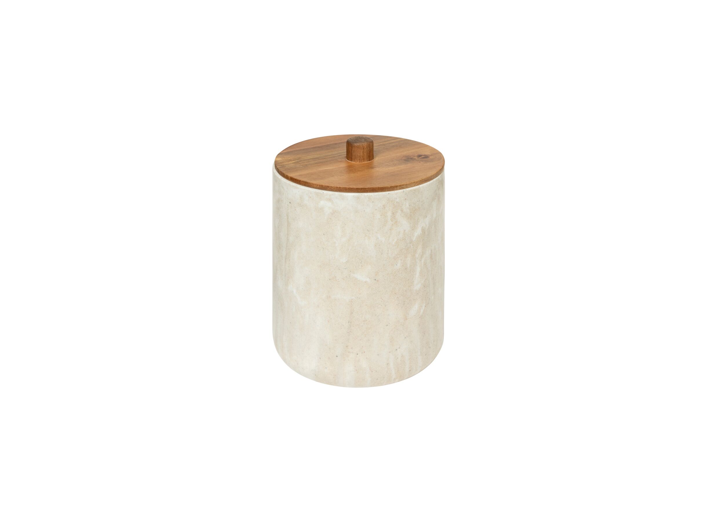 Vuilnisbak Come 5L Ø18 - Vuilnisbak Come 5L Ø18,5x25,3cm - polystone - beige
