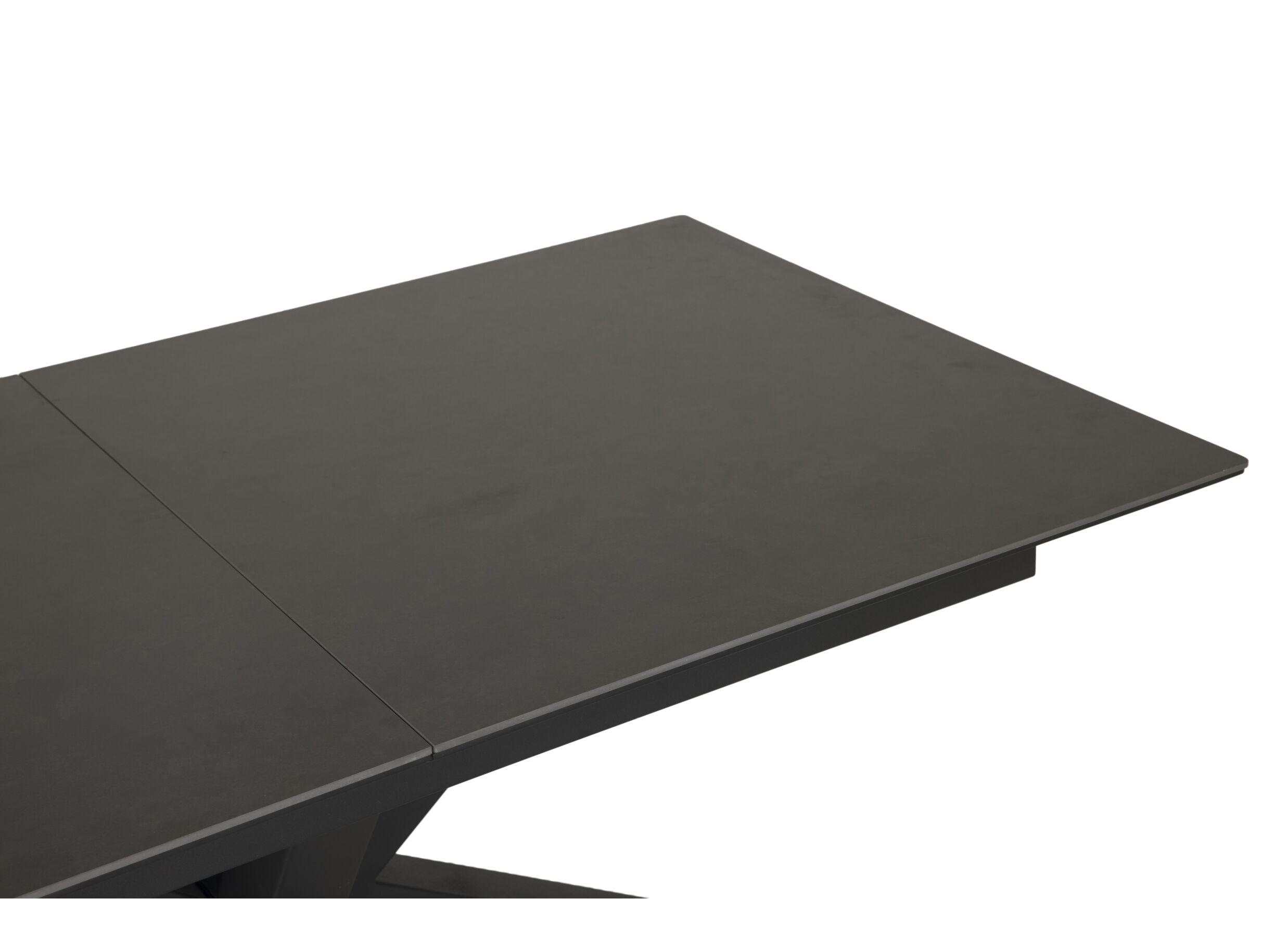 Detailfoto - Tafel Forge 190/240x90cm - MDF & metaal- grijs