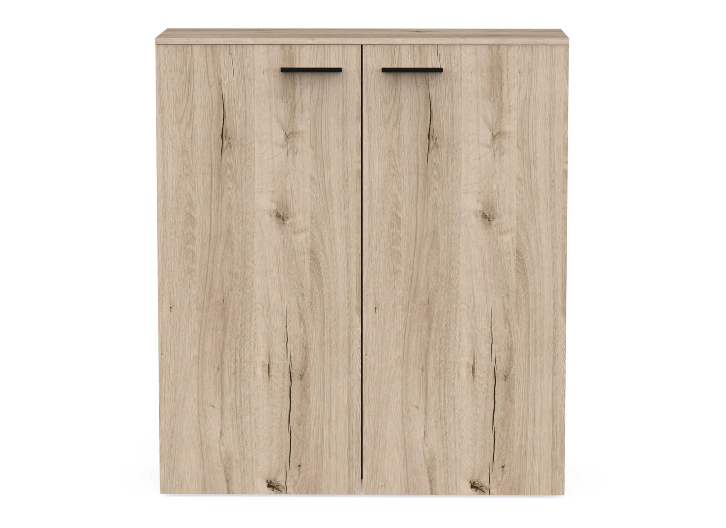 Aperçu - Armoire à chaussures Cube 100x33x114cm - décor - chêne royal