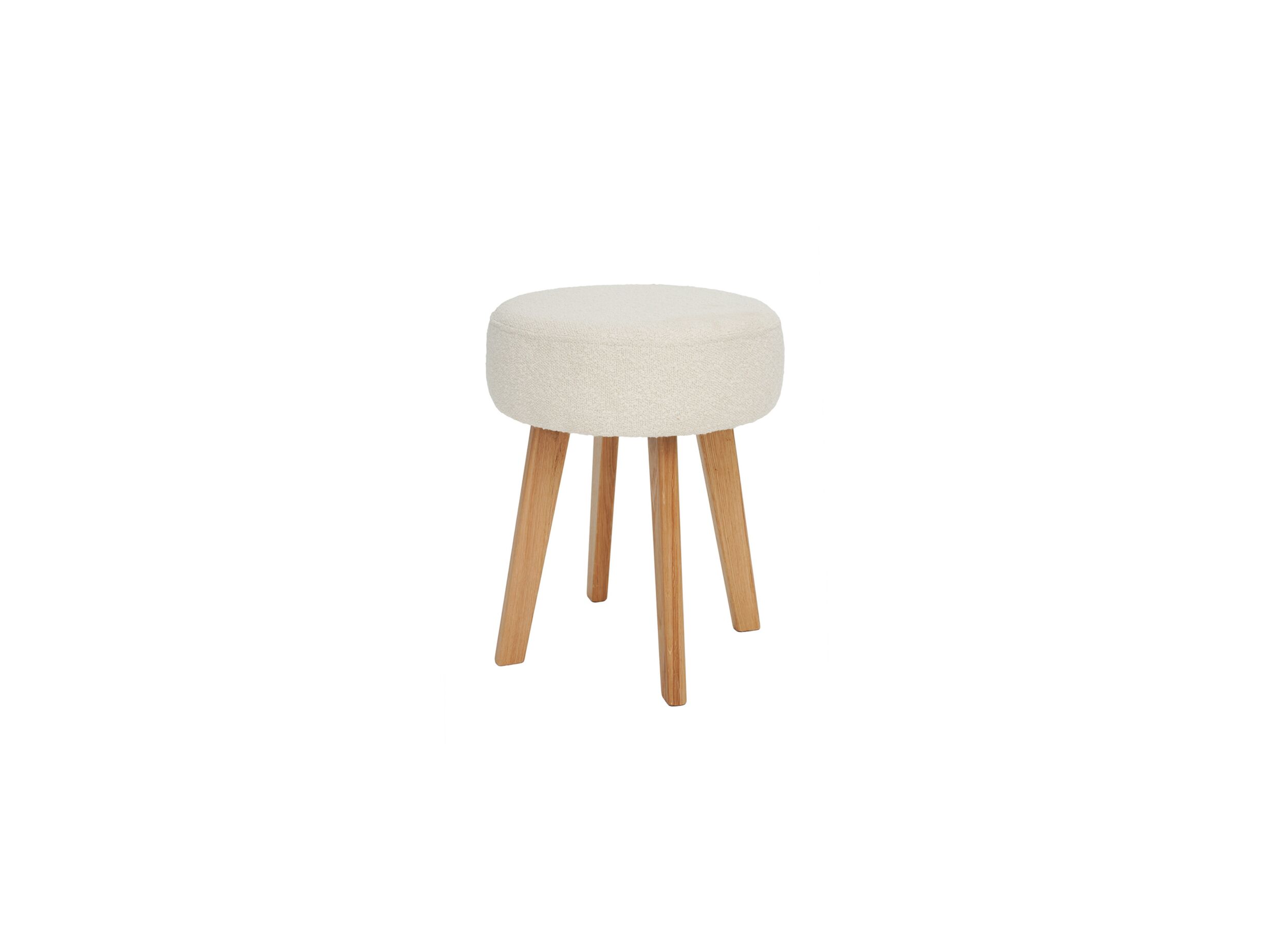 Plus Important - Pouf Gimli Ø35cm - tissu - blanc