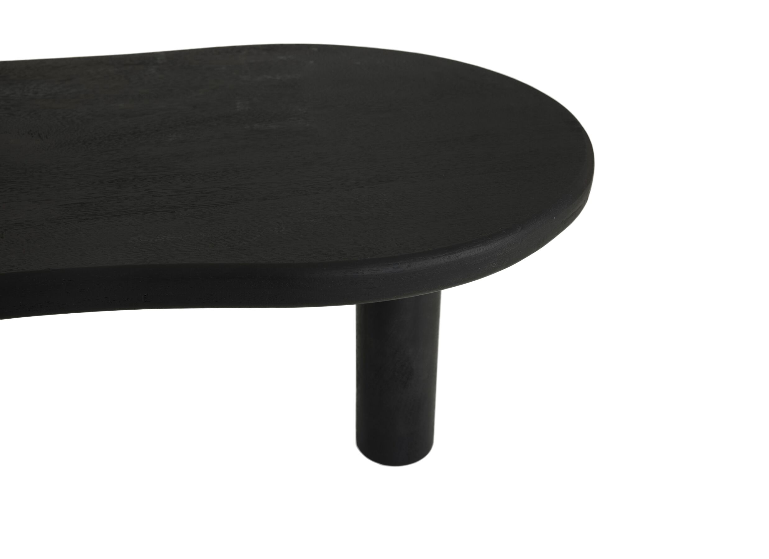 Table basse Yeo bois massif noir