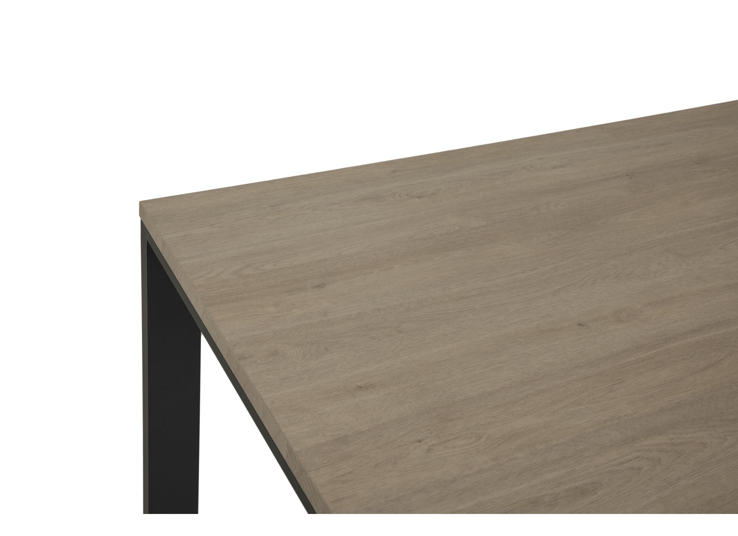 Detailfoto - Tafel Tyler 170x100cm - melamine - urban oak