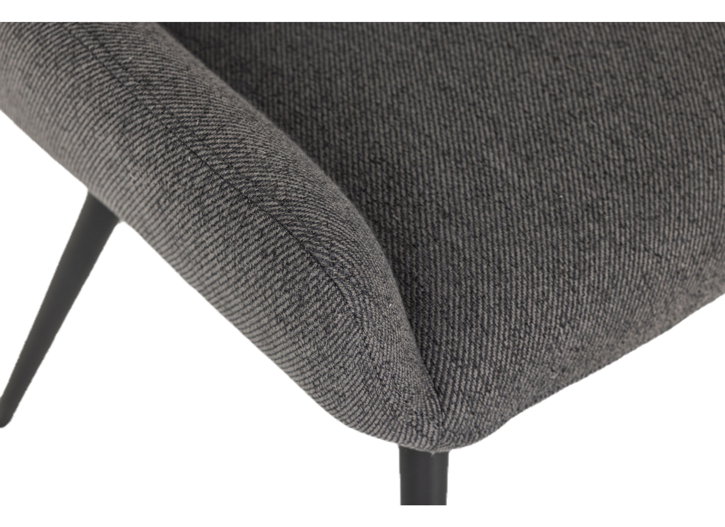 Detail - Chaise House 53x61,5x86,5cm - tissu - gris