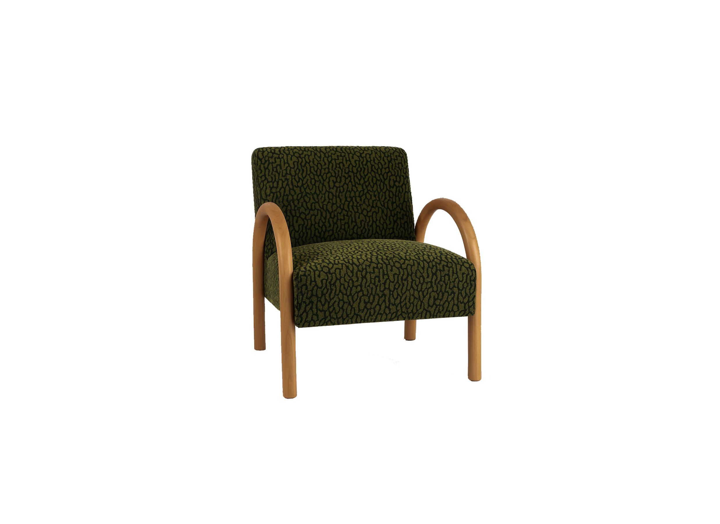 Plus Important - Fauteuil Boogie 66,7x77x78,5cm - fibre polyester - vert